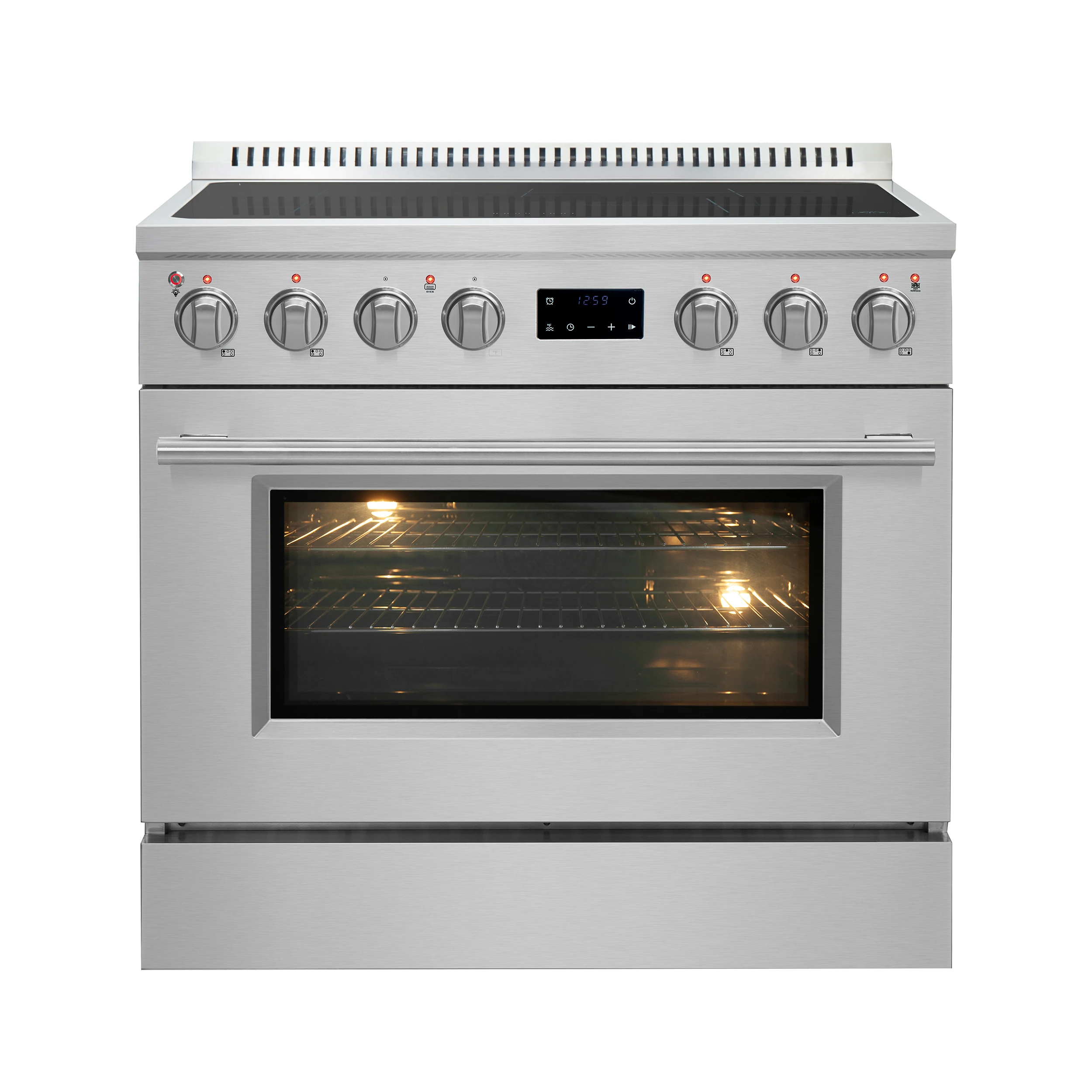 Torino 36 Inch Induction Range with True Convection and Air Fry FFSIN093636