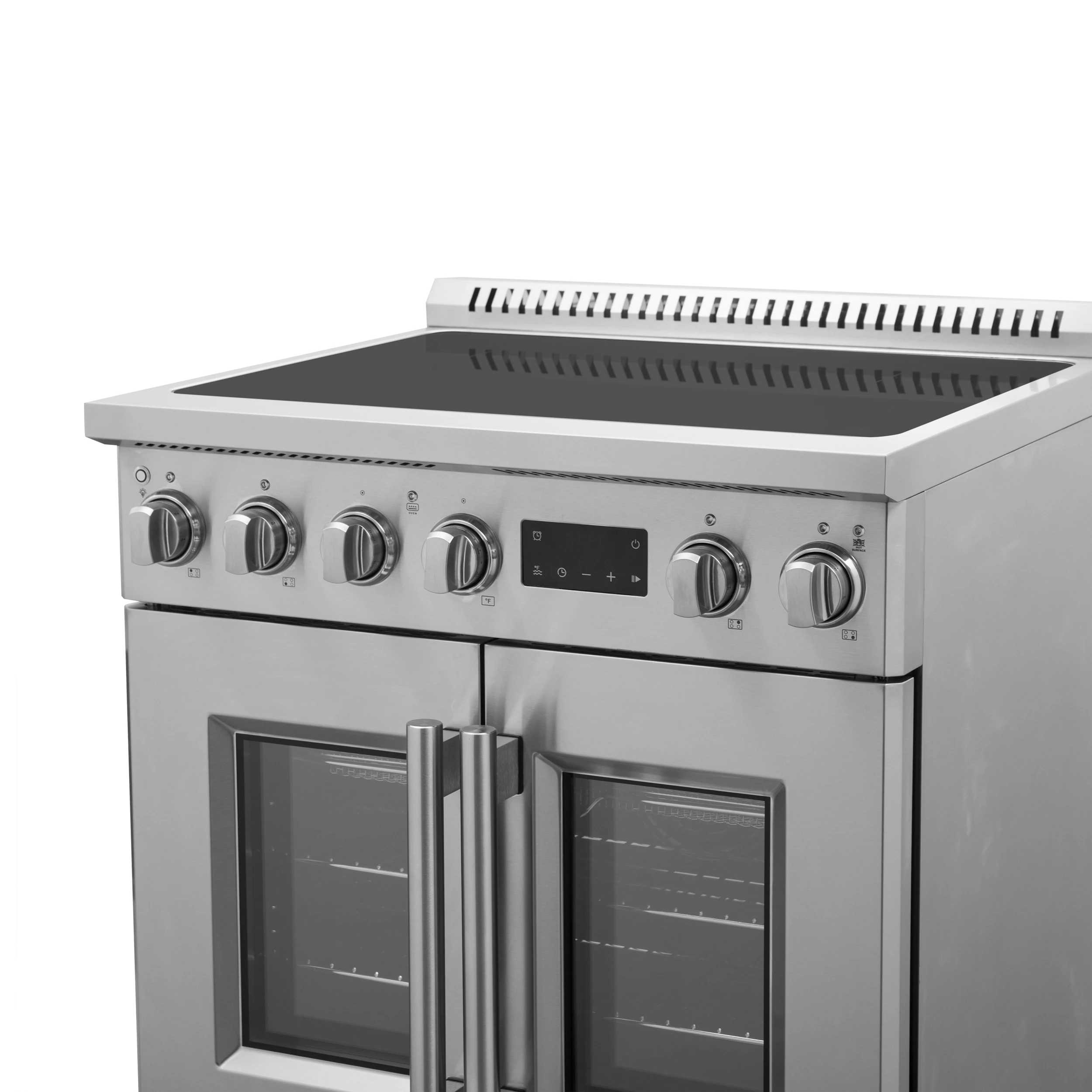 Torino 30 Inch French Door Induction Range with Air Fryer and True Convection Oven FFSIN095030