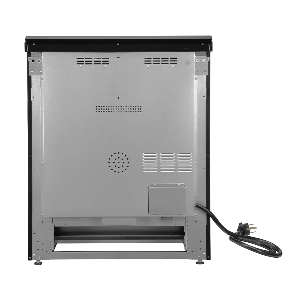 Leonardo Espresso 30-Inch Slide-In Stainless Steel Induction Range, Convection Oven, 5 Cooking Zones FFSIN098230