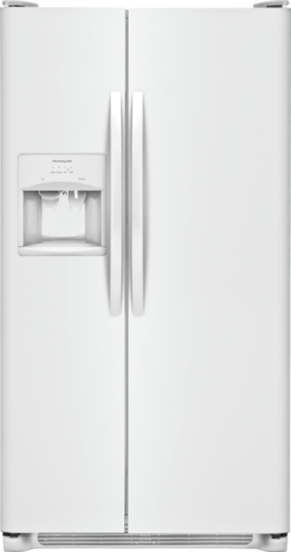 Frigidaire 25.5 Cu. Ft. Side-by-Side Refrigerator Pearl White FFSS2615TP Picture 1