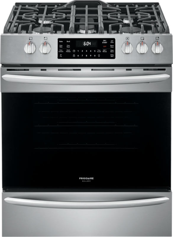 30" Front Control Gas Range with Air Fry FGGH3047VF