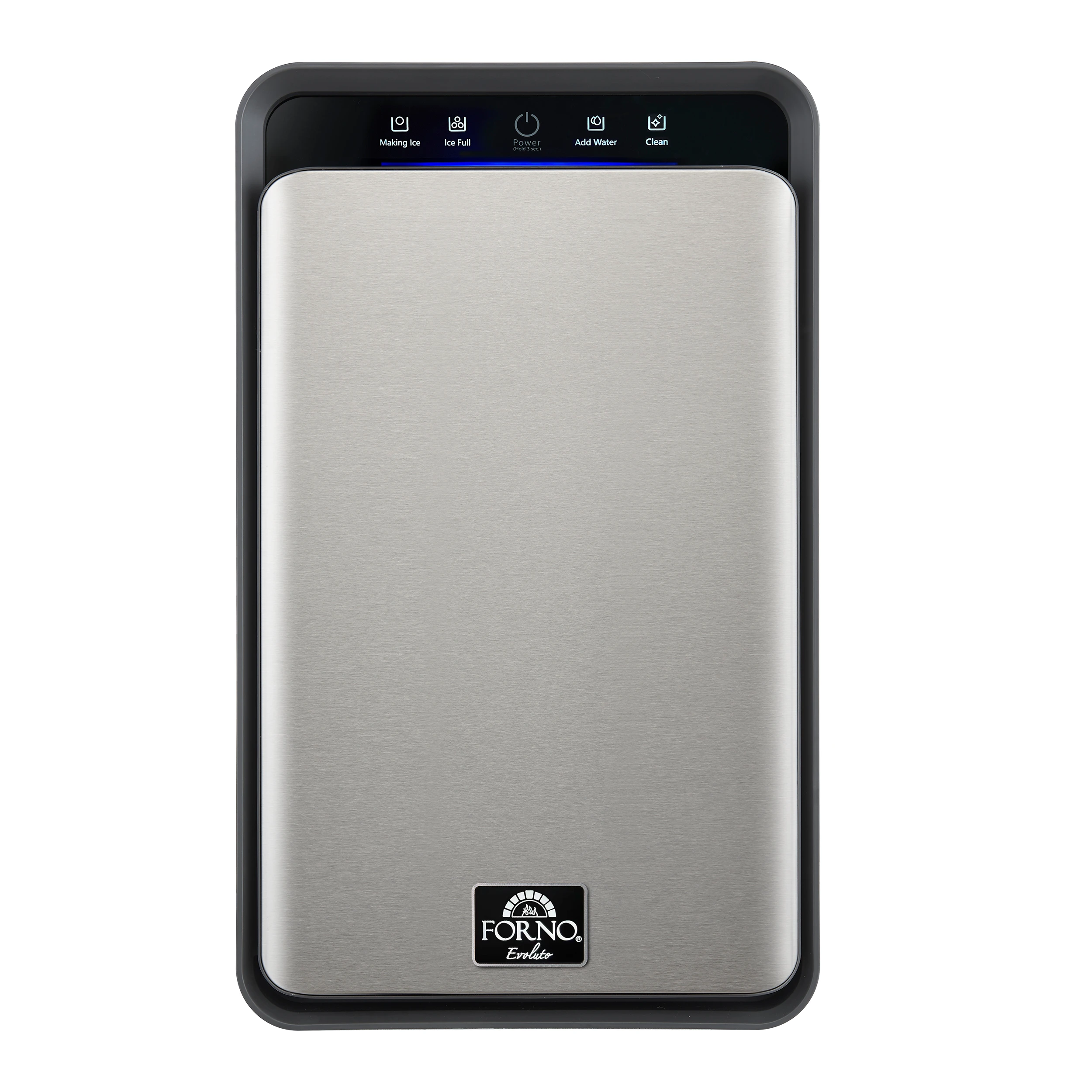 Sferico 11-in Ice Maker, Silver, 32 clear 2-in slow-melting spheres daily, stores more than 10 balls FIMFS735211S