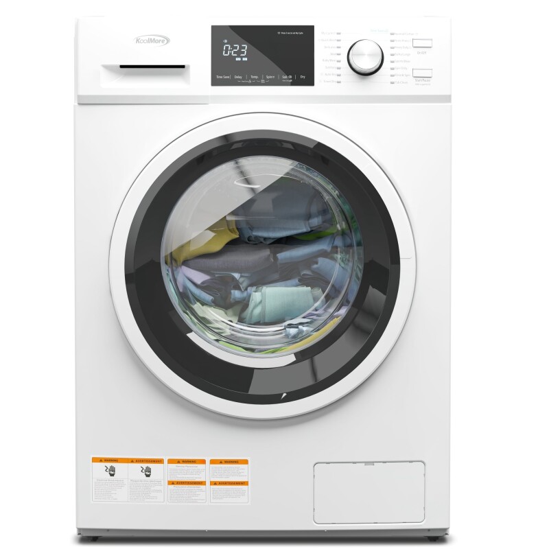2.7 cu. ft. All-in-One Washer & Dryer Combo in White FLC3CWH
