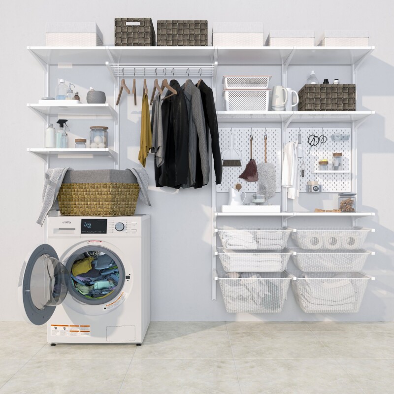 2.7 cu. ft. All-in-One Washer & Dryer Combo in White FLC3CWH