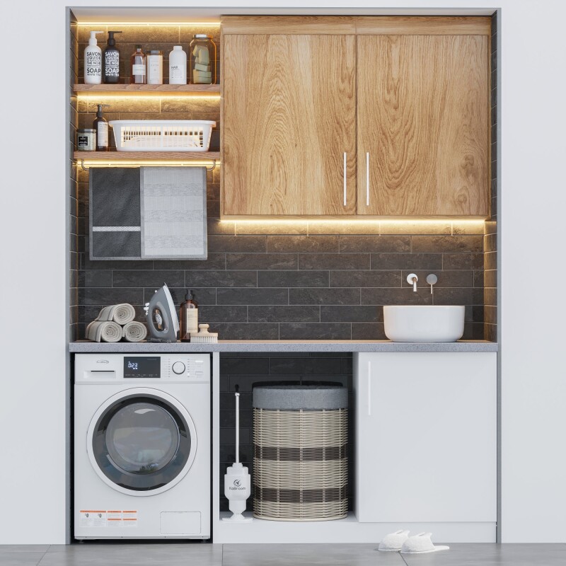 2.7 cu. ft. All-in-One Washer & Dryer Combo in White FLC3CWH