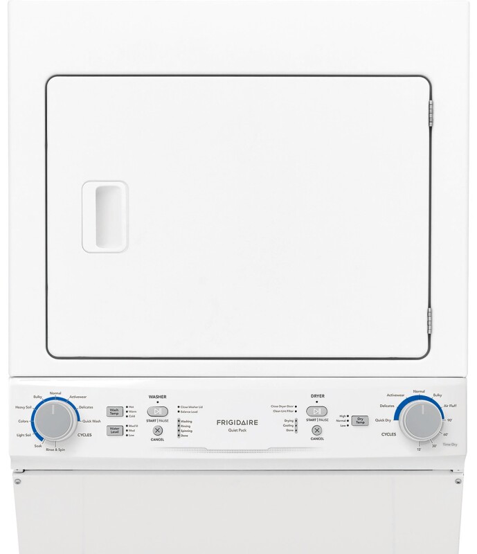 Electric Washer/Dryer Laundry Center - 3.9 Cu. Ft Washer and 5.5 Cu. Ft. Dryer FLCE7522AW
