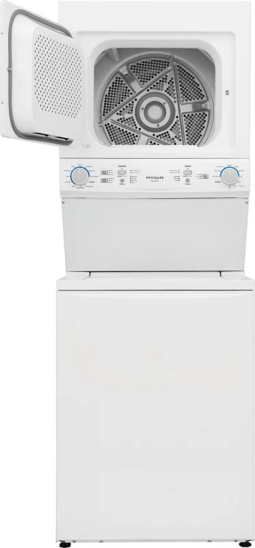 Electric Long Vent Stacked Laundry Center - 3.9 Cu. Ft Washer and 5.5 Cu. Ft. Dryer FLCE7523AW