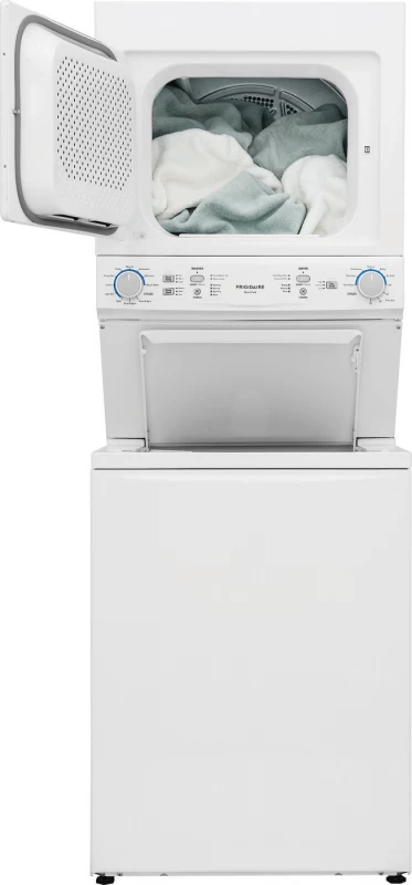 Electric Long Vent Stacked Laundry Center - 3.9 Cu. Ft Washer and 5.5 Cu. Ft. Dryer FLCE7523AW