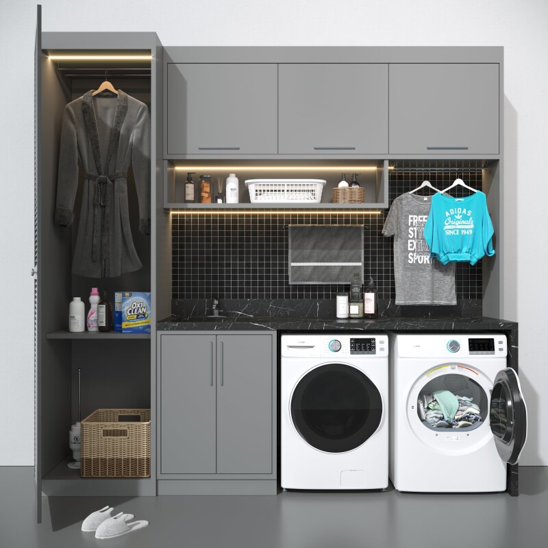 8 cu. ft. Large Capacity Stackable Vented Electric Front Load Dryer in White, 240V FLD8CWH