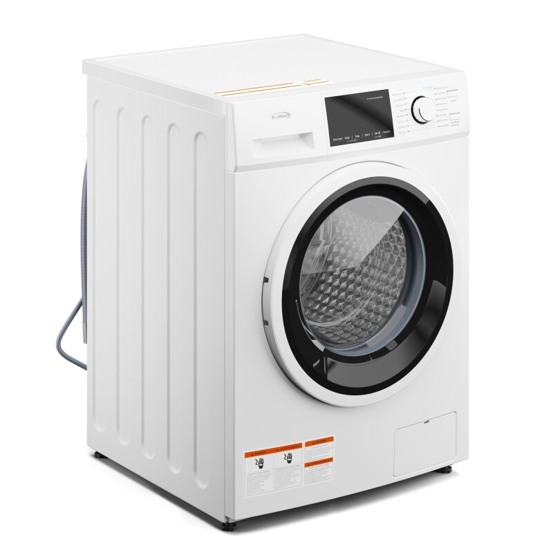 2.7 cu. ft. Stackable Front Load Compact Washing Machine in White FLW3CWH