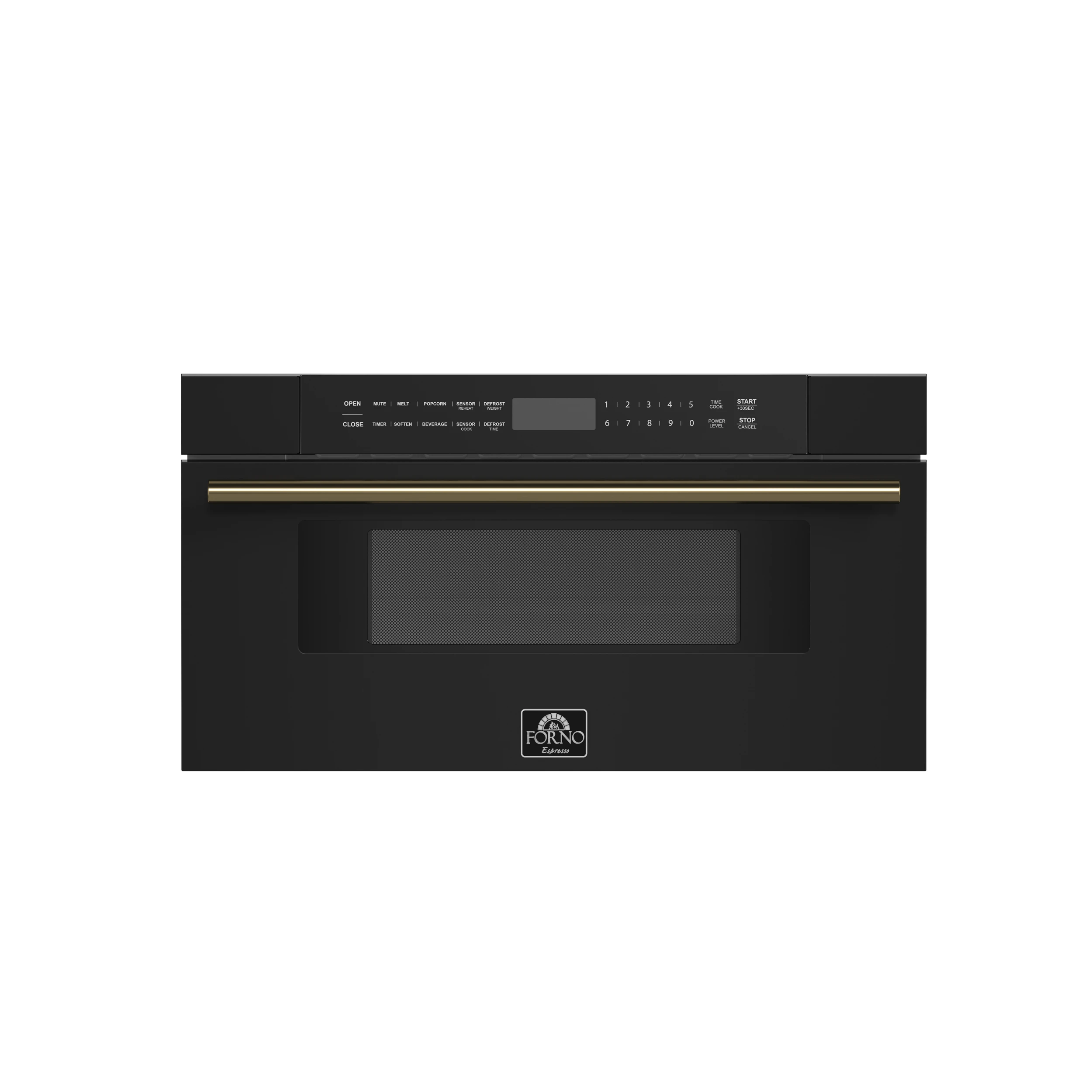 Capoliveri Espresso 30-Inch Microwave Drawer, Black, 1.2 cu.ft, 1500 Watts, Built-In, Touch Control LCD Display, Auto-Touch Open/Close, 11 Power Levels, Sensor Cooking FMWDR300030BLK
