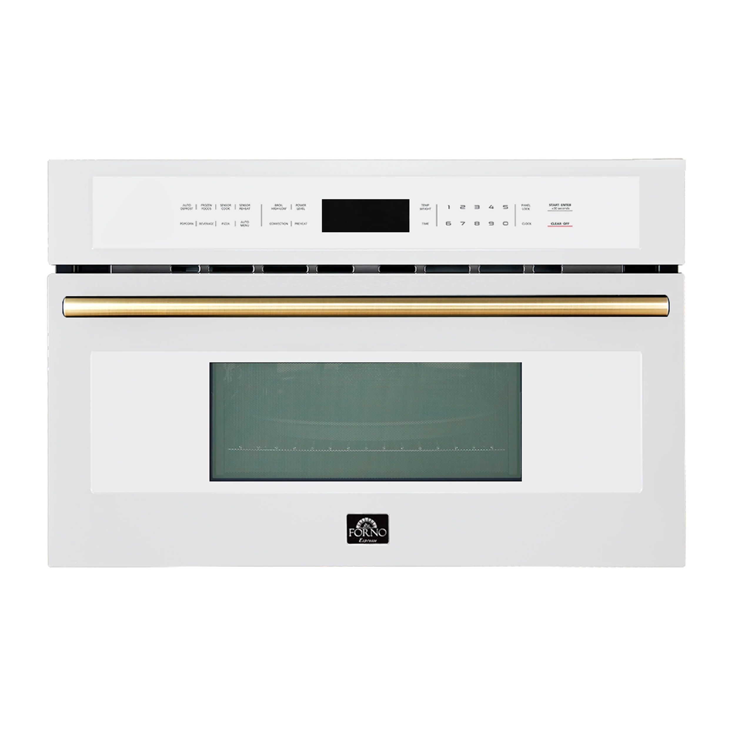 Oliena Espresso White 30 Inch 1750 Watt Compact Oven & 1000 Watt Microwave, 1.6 cu. ft. FMWDR309330WHT