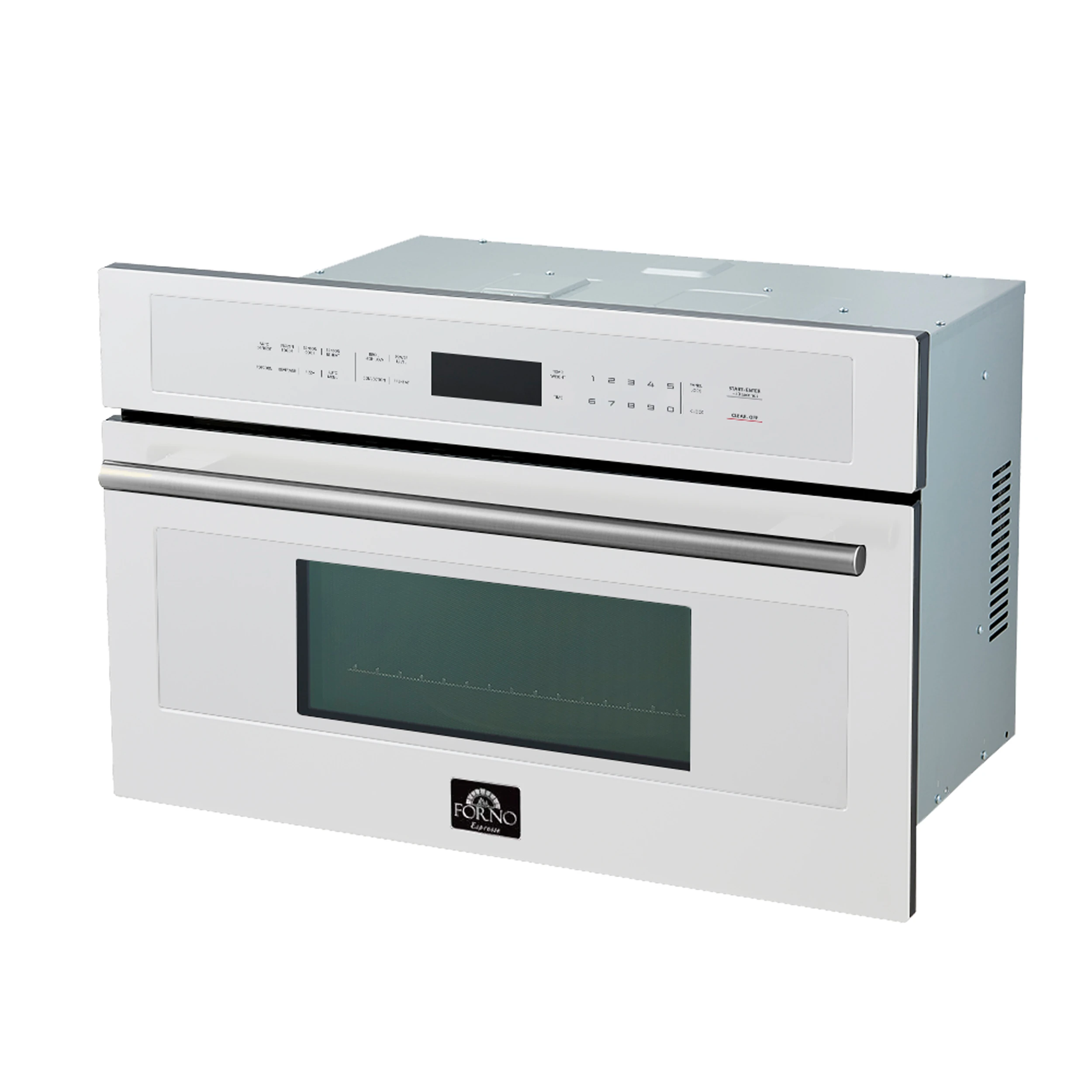 Oliena Espresso White 30 Inch 1750 Watt Compact Oven & 1000 Watt Microwave, 1.6 cu. ft. FMWDR309330WHT