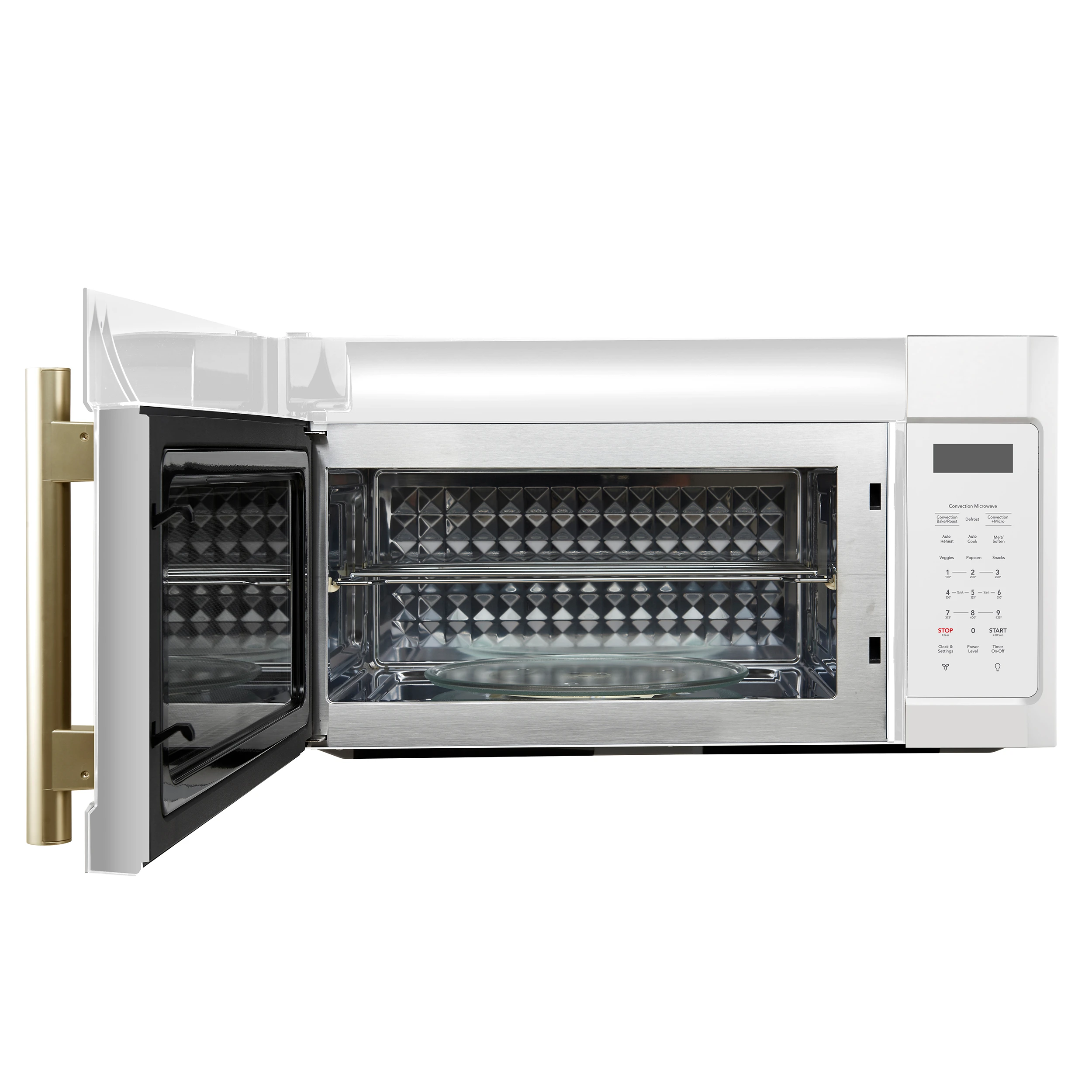 Fornace 30-Inch Over the Range Convection Microwave, White – 1.5 cu.ft, 300 CFM Vent, Touch Control, LED Light FOTR303830WHT