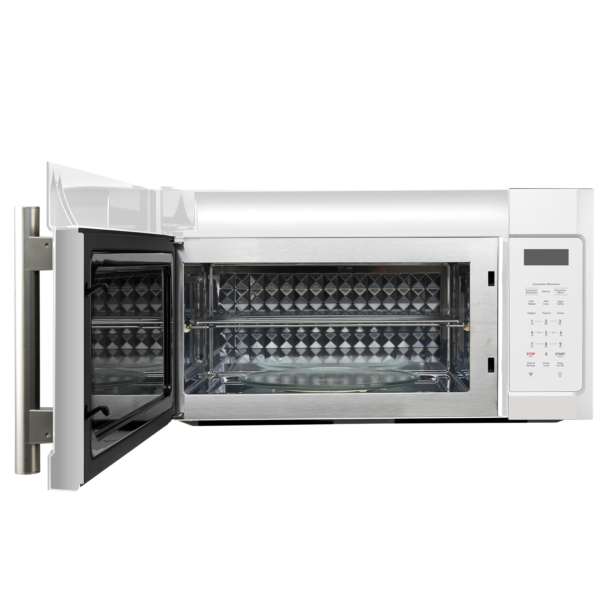 Fornace 30-Inch Over the Range Convection Microwave, White – 1.5 cu.ft, 300 CFM Vent, Touch Control, LED Light FOTR303830WHT