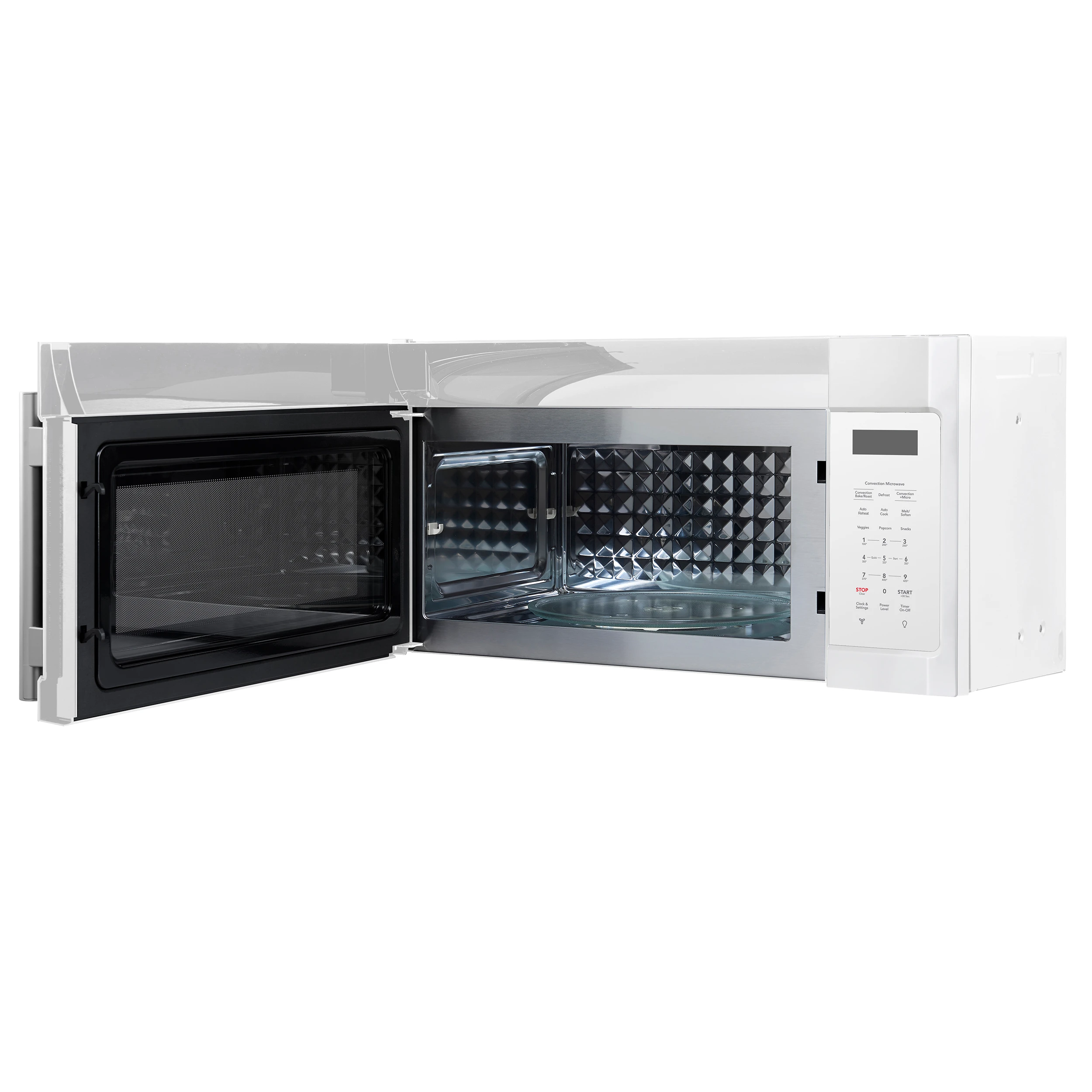 Fornace 30-Inch Over the Range Convection Microwave, White – 1.5 cu.ft, 300 CFM Vent, Touch Control, LED Light FOTR303830WHT