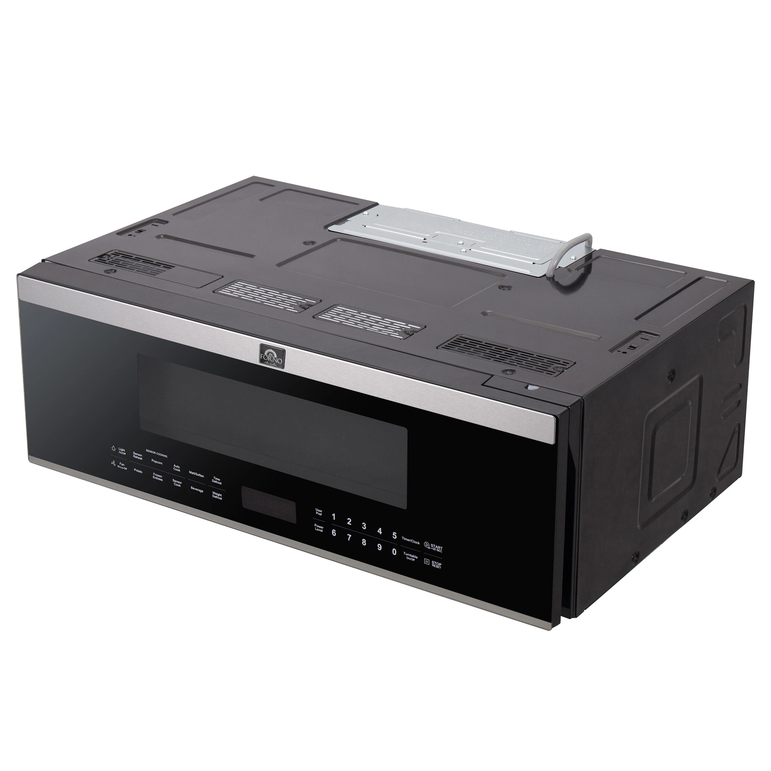 Padula Over the Range Microwave, 30-Inch 1.2 cu.ft., Stainless Steel, 400 CFM, Sensor Cook FOTR308030