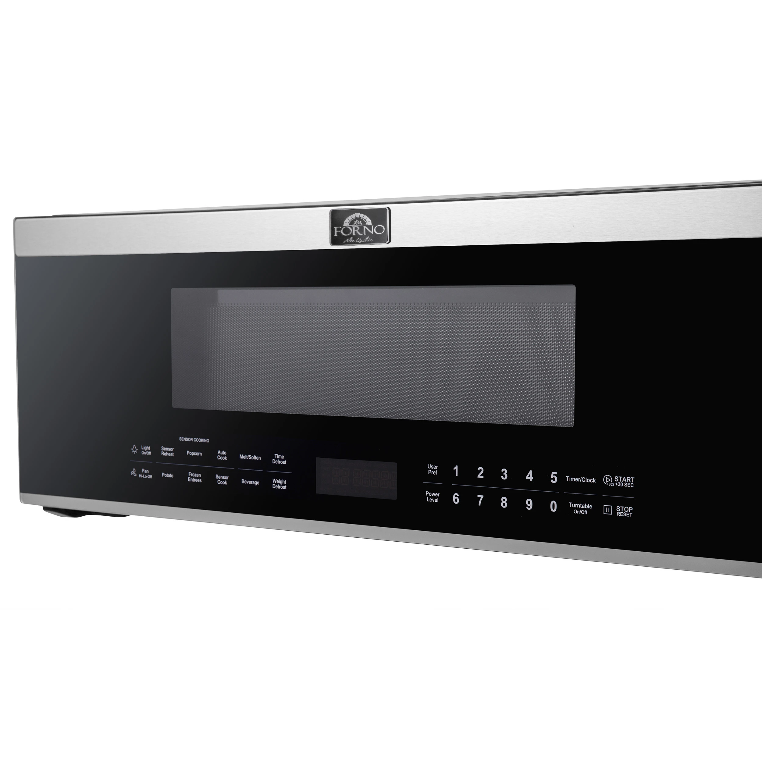 Padula Over the Range Microwave, 30-Inch 1.2 cu.ft., Stainless Steel, 400 CFM, Sensor Cook FOTR308030