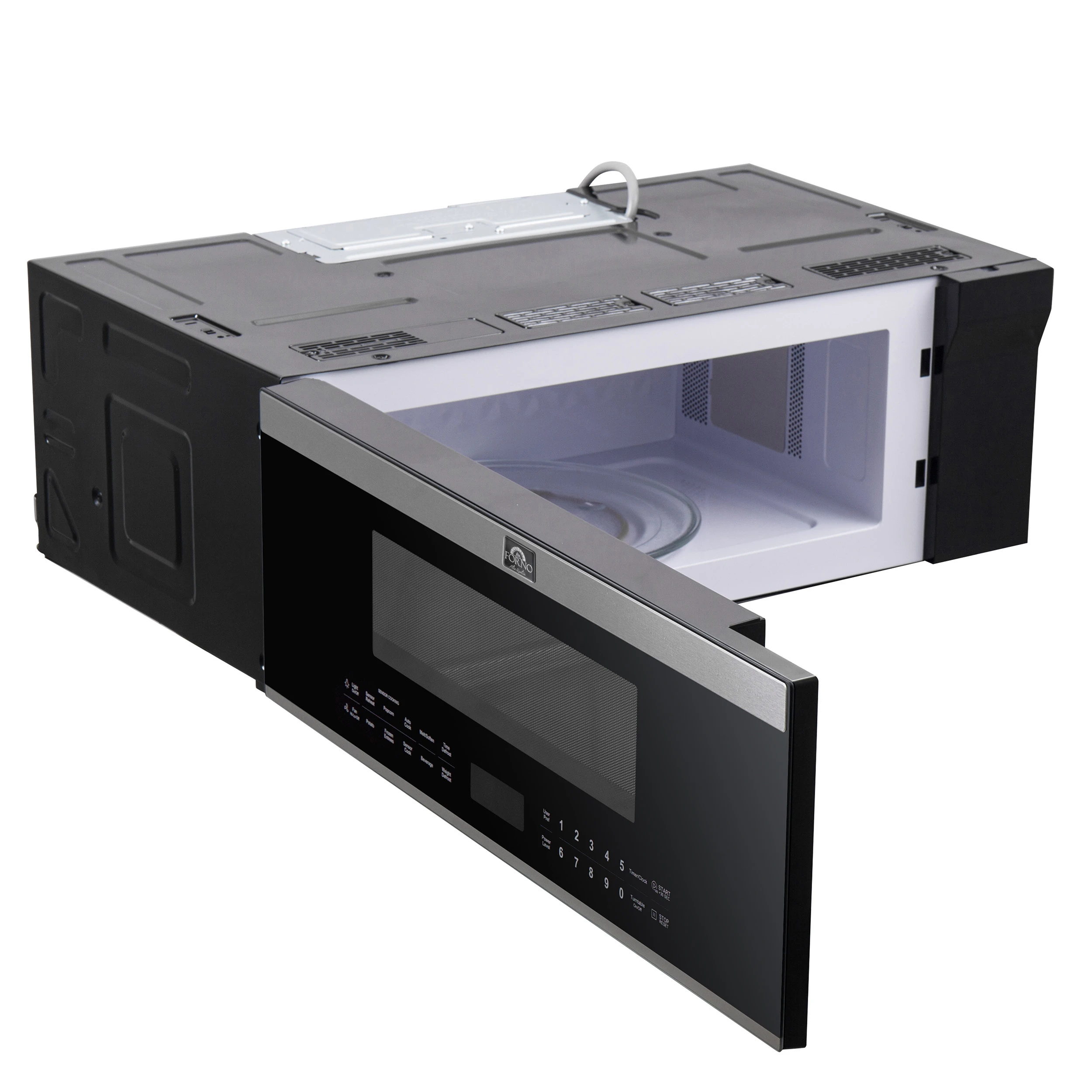 Padula Over the Range Microwave, 30-Inch 1.2 cu.ft., Stainless Steel, 400 CFM, Sensor Cook FOTR308030