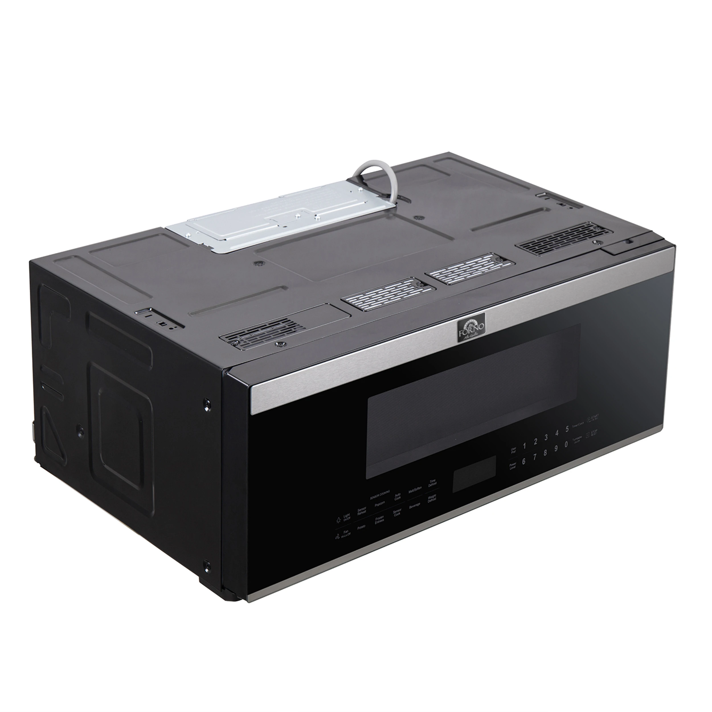 Padula Over the Range Microwave, 30-Inch 1.2 cu.ft., Stainless Steel, 400 CFM, Sensor Cook FOTR308030