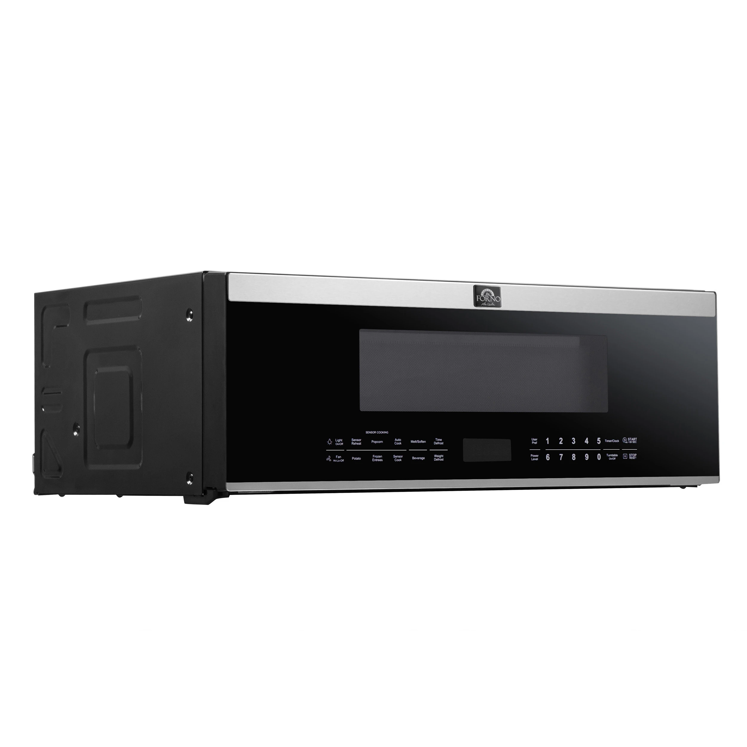 Padula Over the Range Microwave, 30-Inch 1.2 cu.ft., Stainless Steel, 400 CFM, Sensor Cook FOTR308030