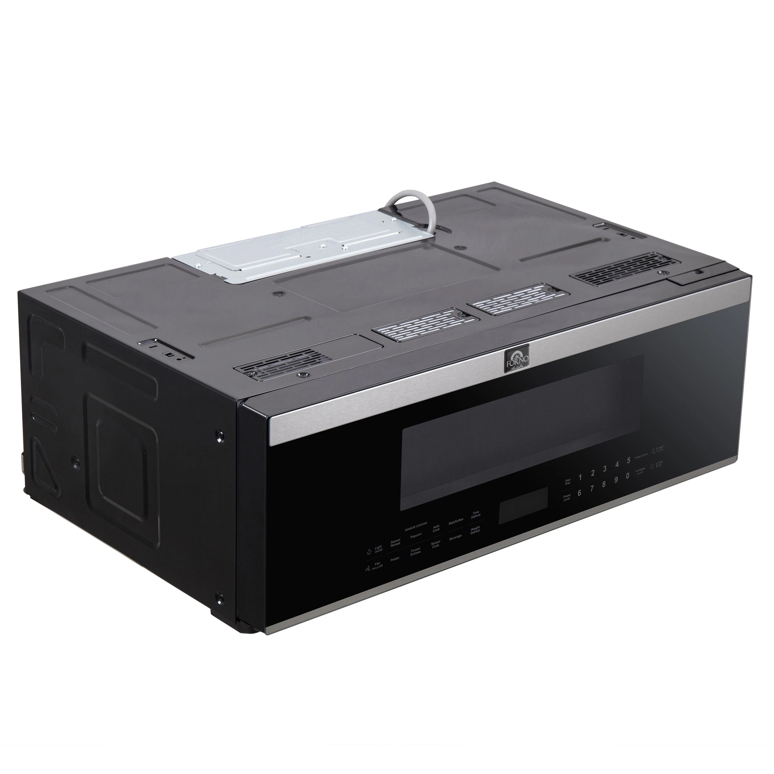 Padula Over the Range Microwave, 30-Inch 1.2 cu.ft., Stainless Steel, 400 CFM, Sensor Cook FOTR308030