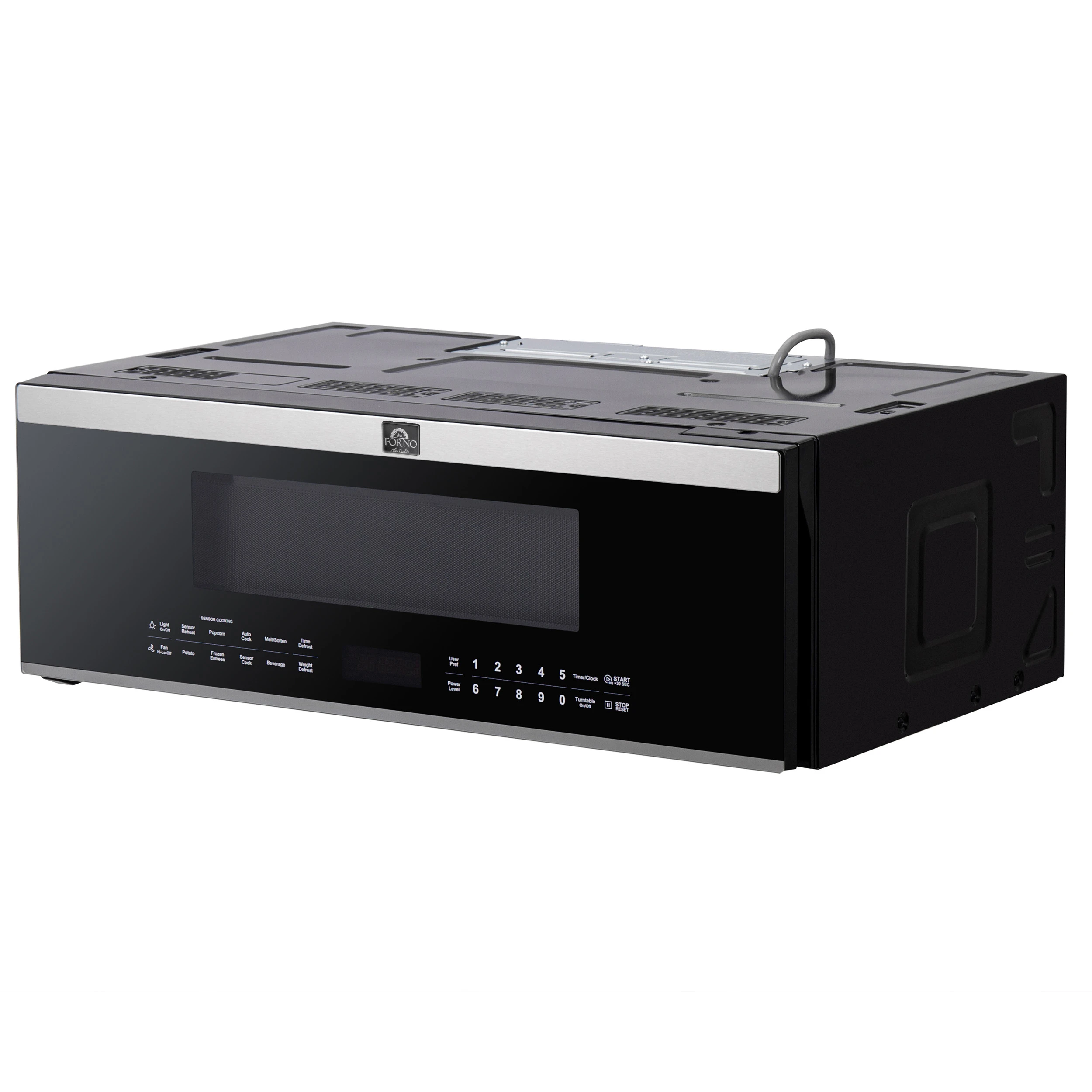 Padula Over the Range Microwave, 30-Inch 1.2 cu.ft., Stainless Steel, 400 CFM, Sensor Cook FOTR308030