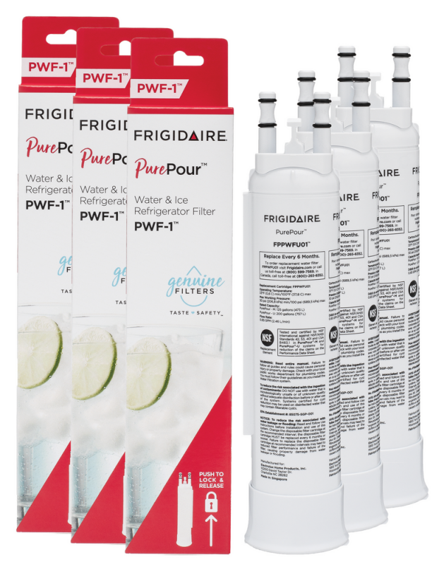 PurePour Water and Ice Refrigerator Filter PWF-1™ - Set of 3 FPPWFU013PAK
