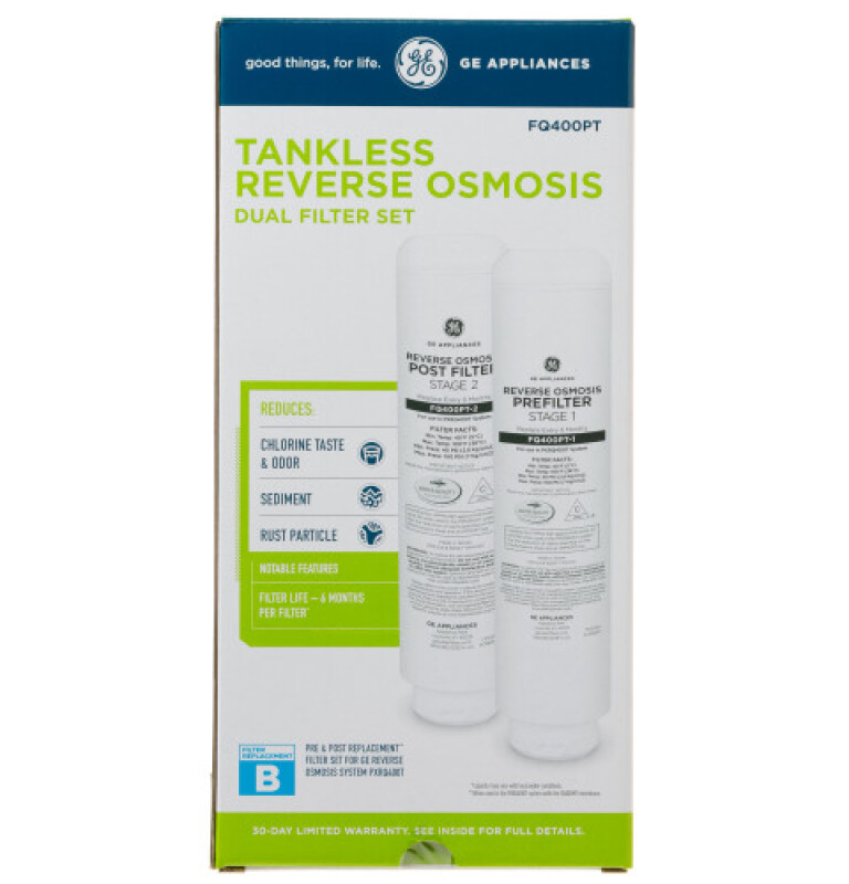 Reverse Osmosis Under Sink Pre & Post Replacement Filter Set FQ400PT