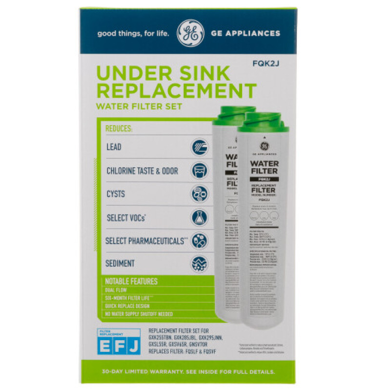 Under Sink Replacement Water Filter Set Dual Flow - Advanced Filtration FQK2J