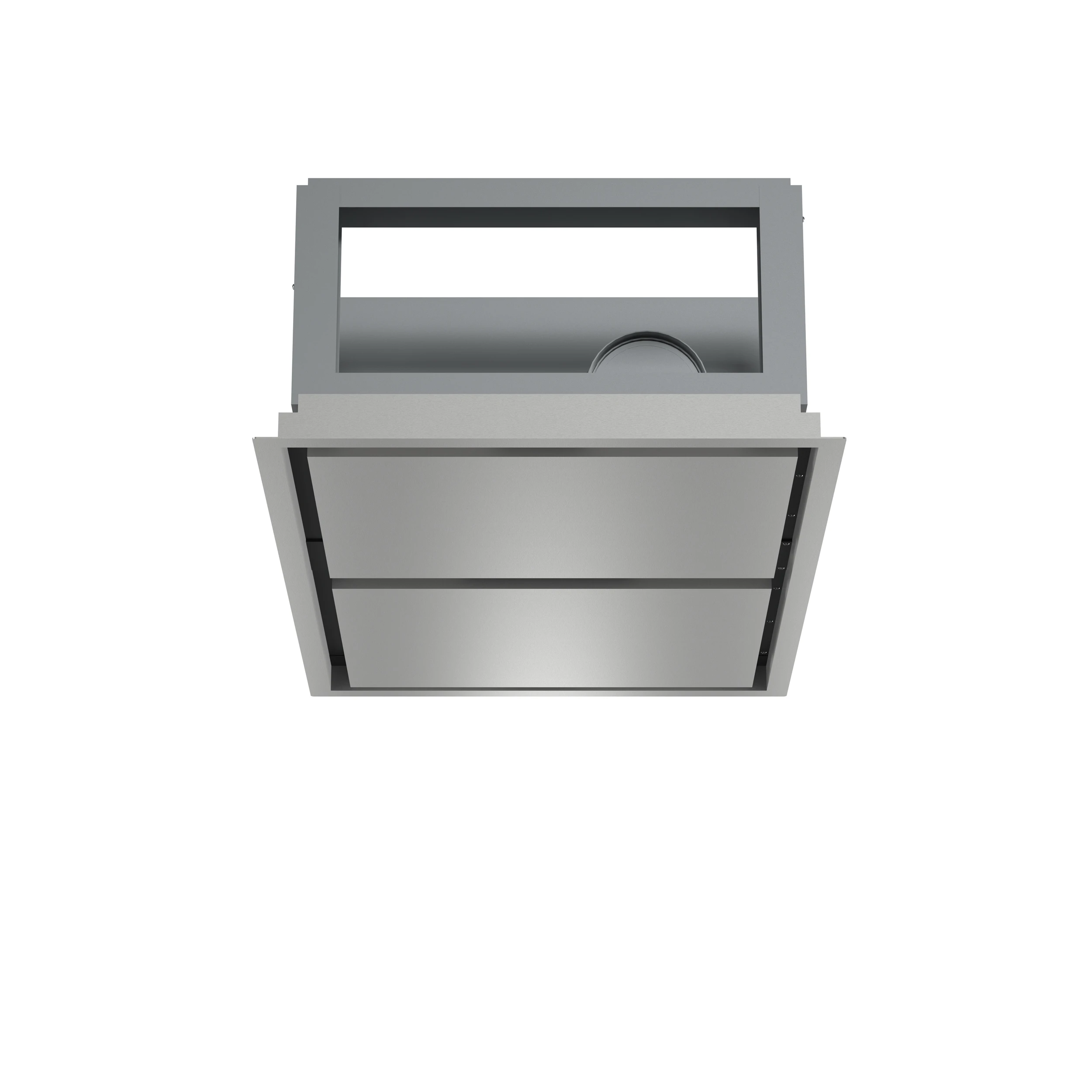 Arezzo 44-Inch Recessed Ceiling Range Hood, Dual Motors, 1200 CFM, Hybrid Filters, Remote Control FRHRE531244