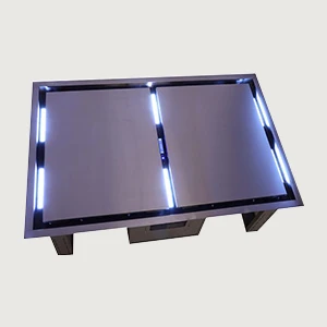 Arezzo 44-Inch Recessed Ceiling Range Hood, Dual Motors, 1200 CFM, Hybrid Filters, Remote Control FRHRE531244