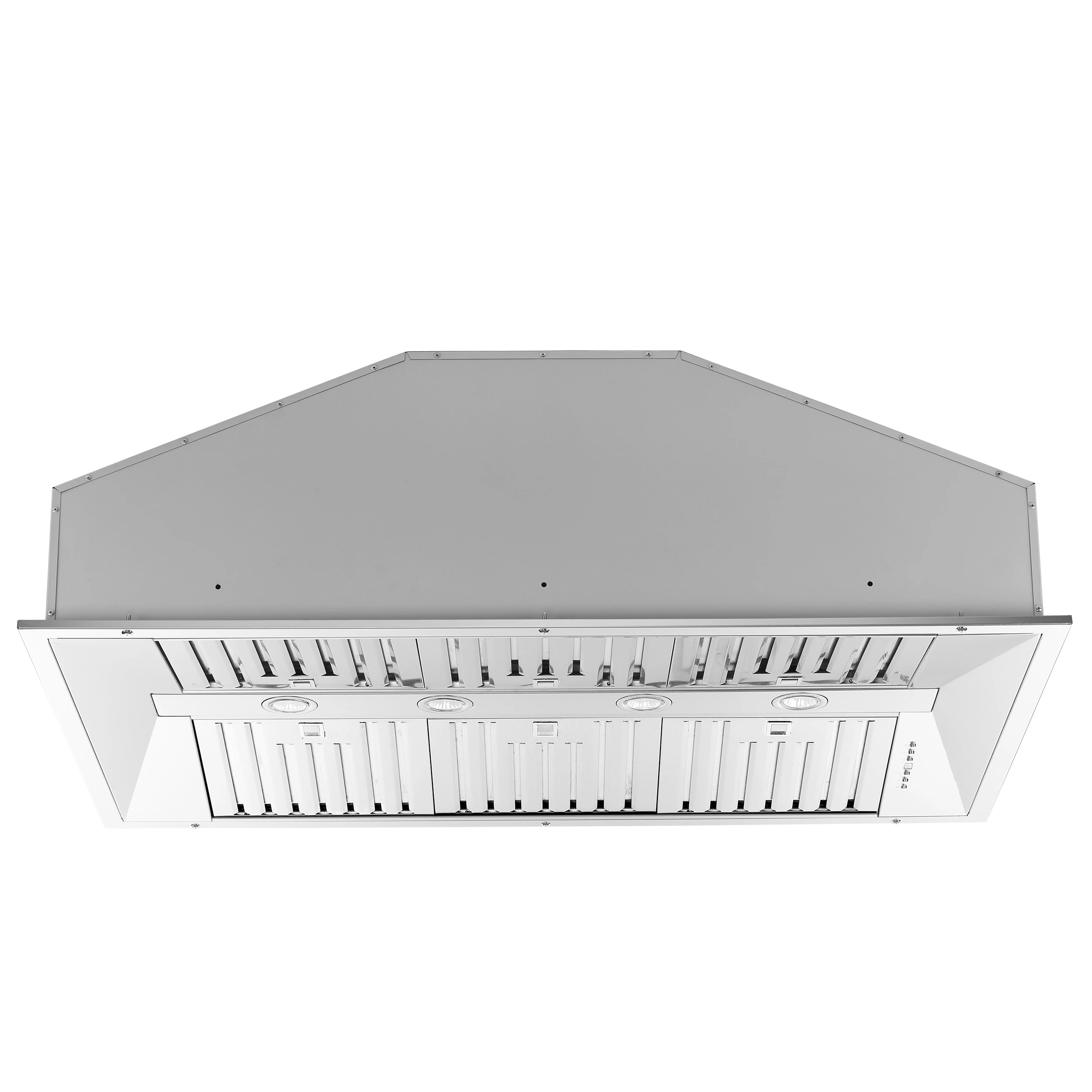Altilia 48-Inch Insert Range Hood, Stainless Steel, LED Lighting, Baffle Filters FRHRE533748