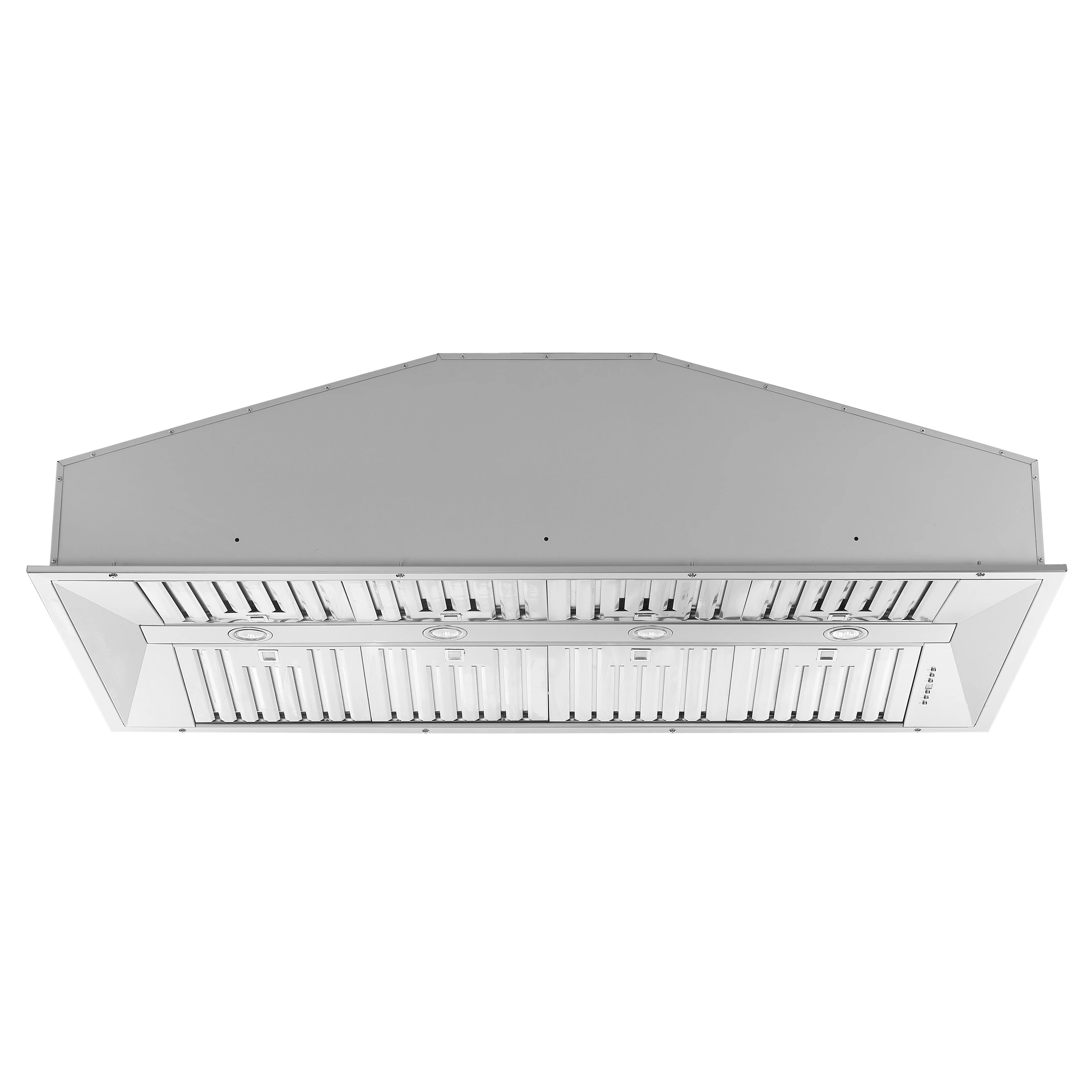 Altilia 60-Inch Insert Range Hood, Stainless Steel, LED Lighting, Baffle Filters FRHRE533760