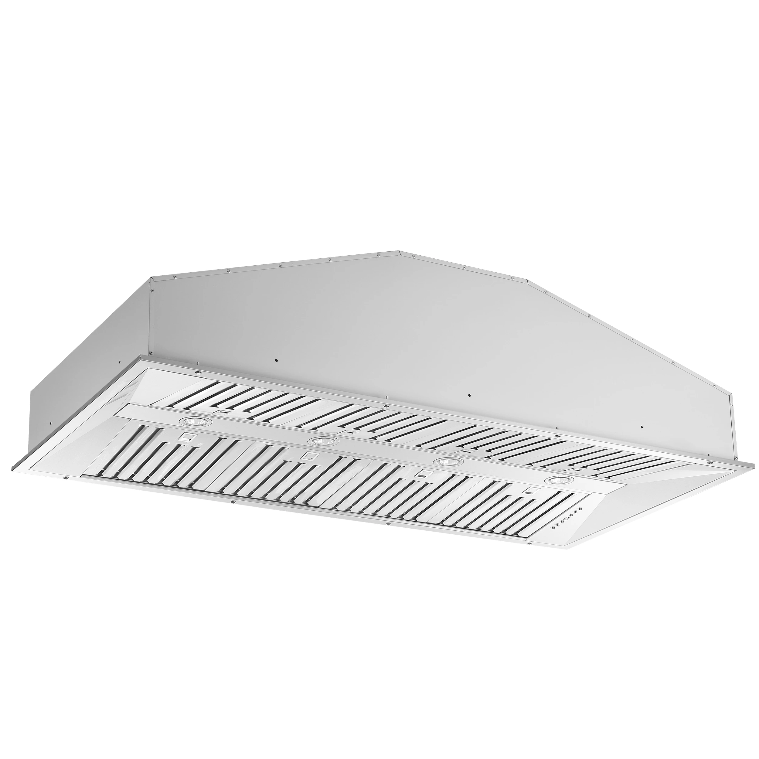 Altilia 60-Inch Insert Range Hood, Stainless Steel, LED Lighting, Baffle Filters FRHRE533760
