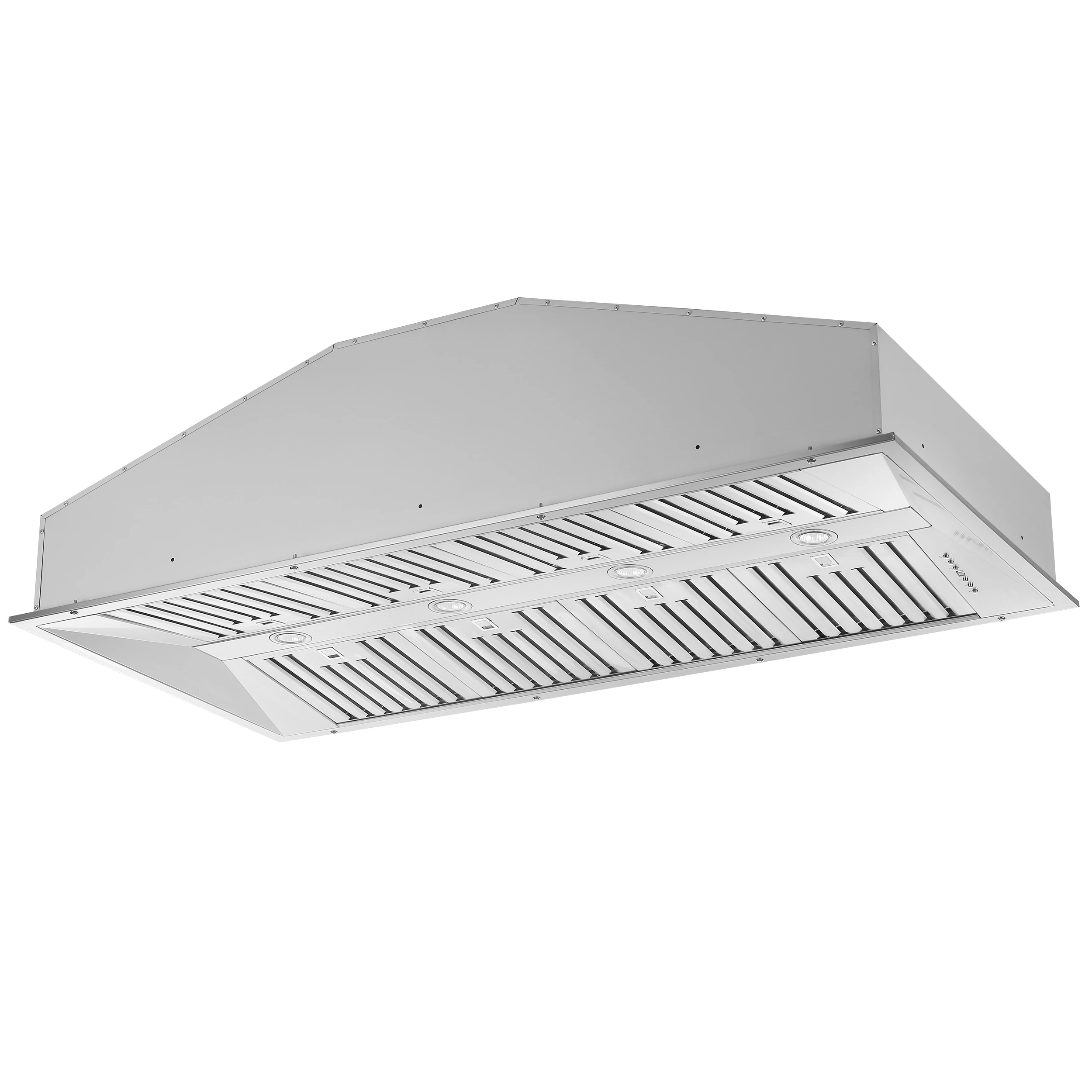 Altilia 60-Inch Insert Range Hood, Stainless Steel, LED Lighting, Baffle Filters FRHRE533760