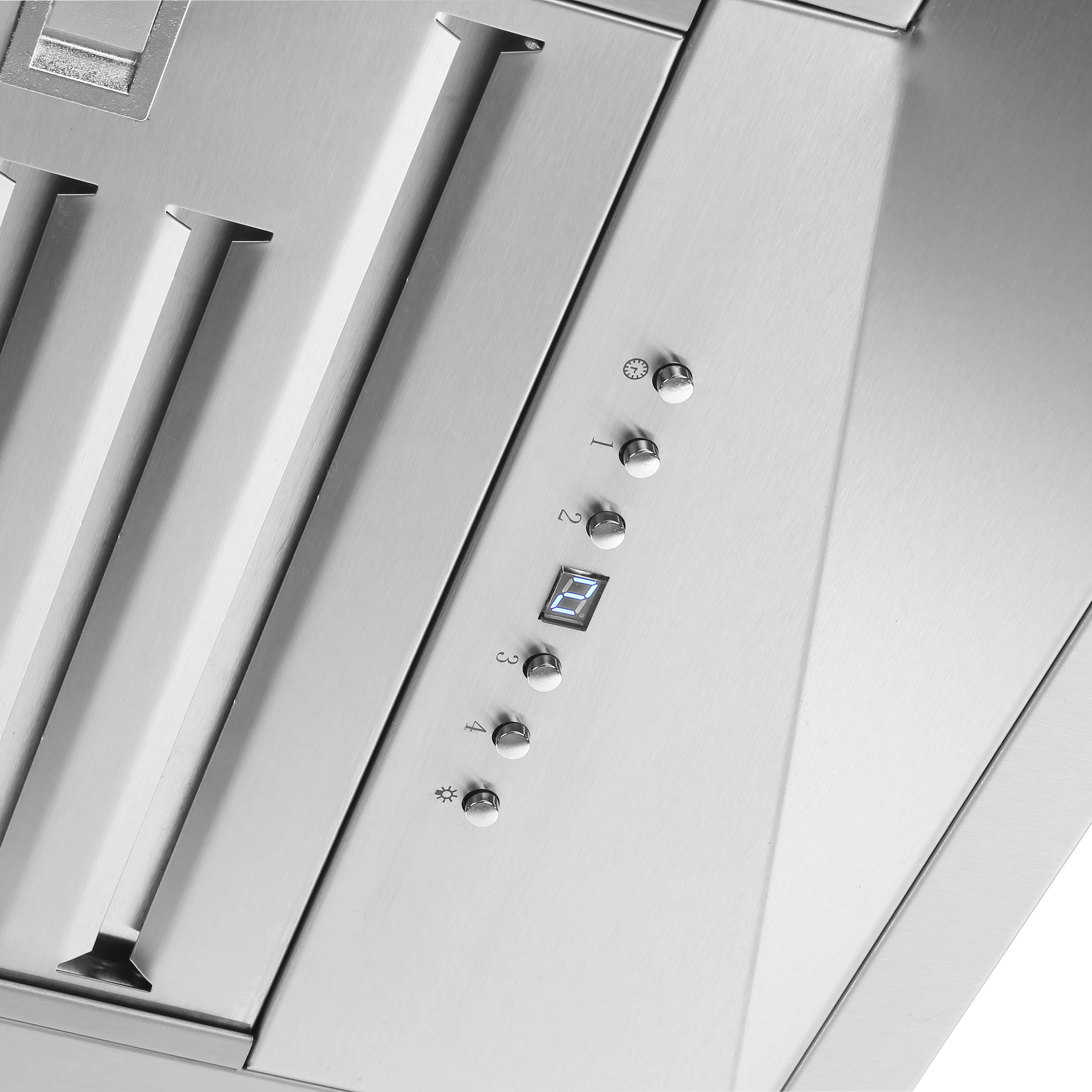 Altilia 60-Inch Insert Range Hood, Stainless Steel, LED Lighting, Baffle Filters FRHRE533760