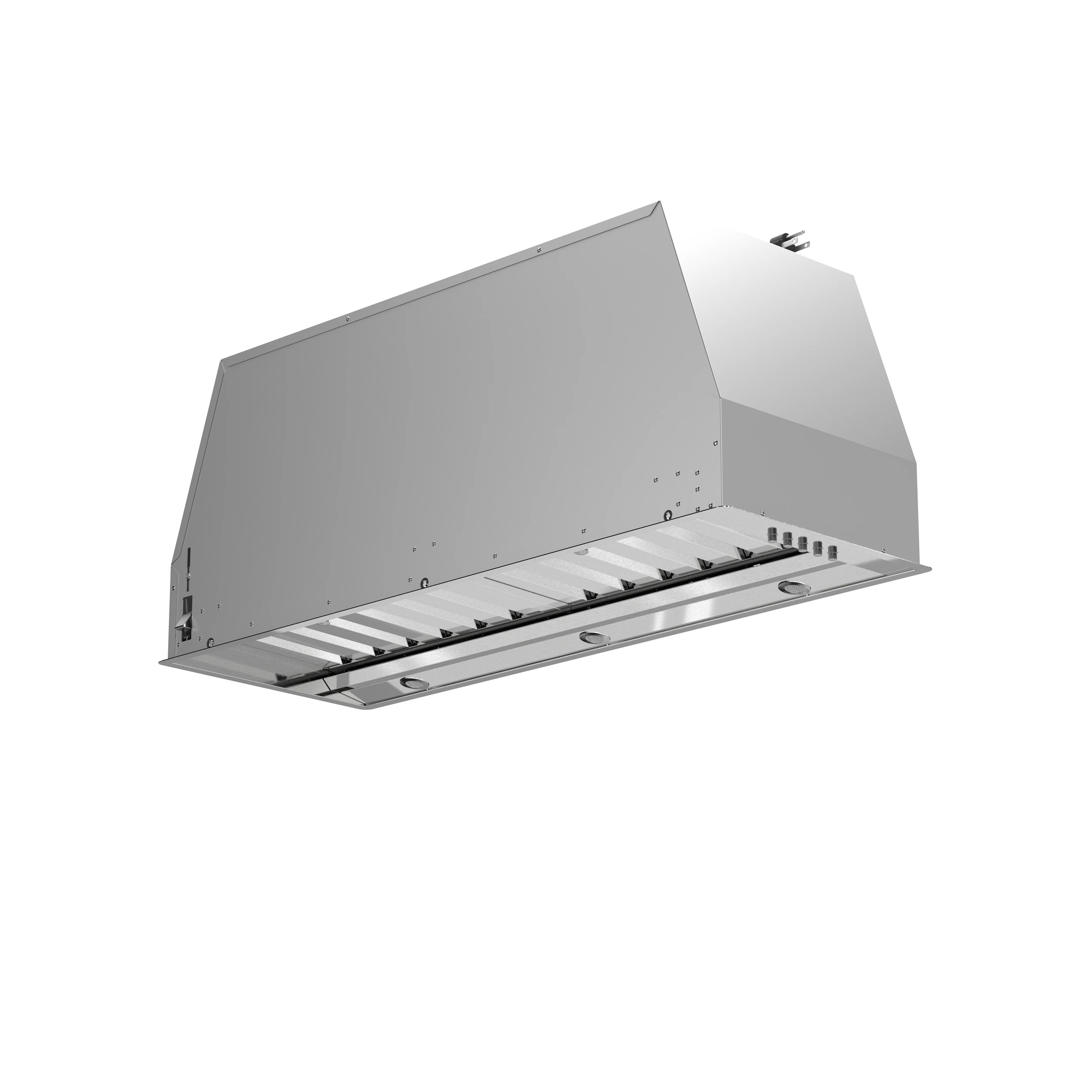 Frassanito 30-Inch Insert Range Hood, 450 CFM, Stainless Steel Baffle Filters, LED Lighting FRHRE534630