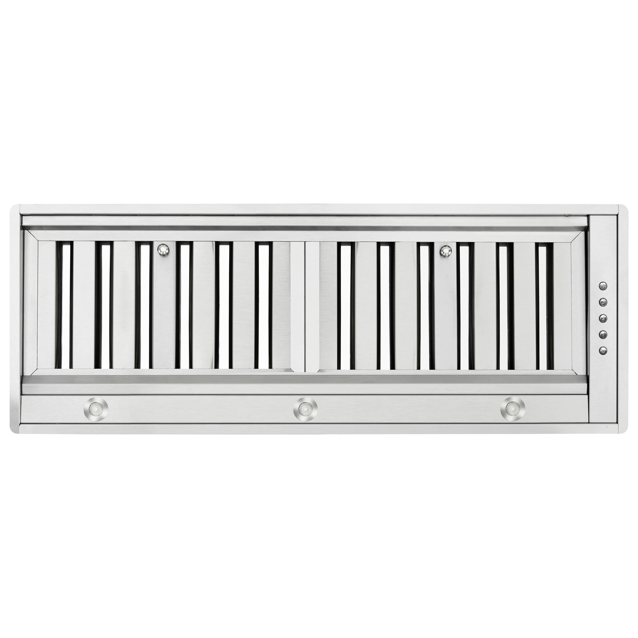 Frassanito 30-Inch Insert Range Hood, 450 CFM, Stainless Steel Baffle Filters, LED Lighting FRHRE534630