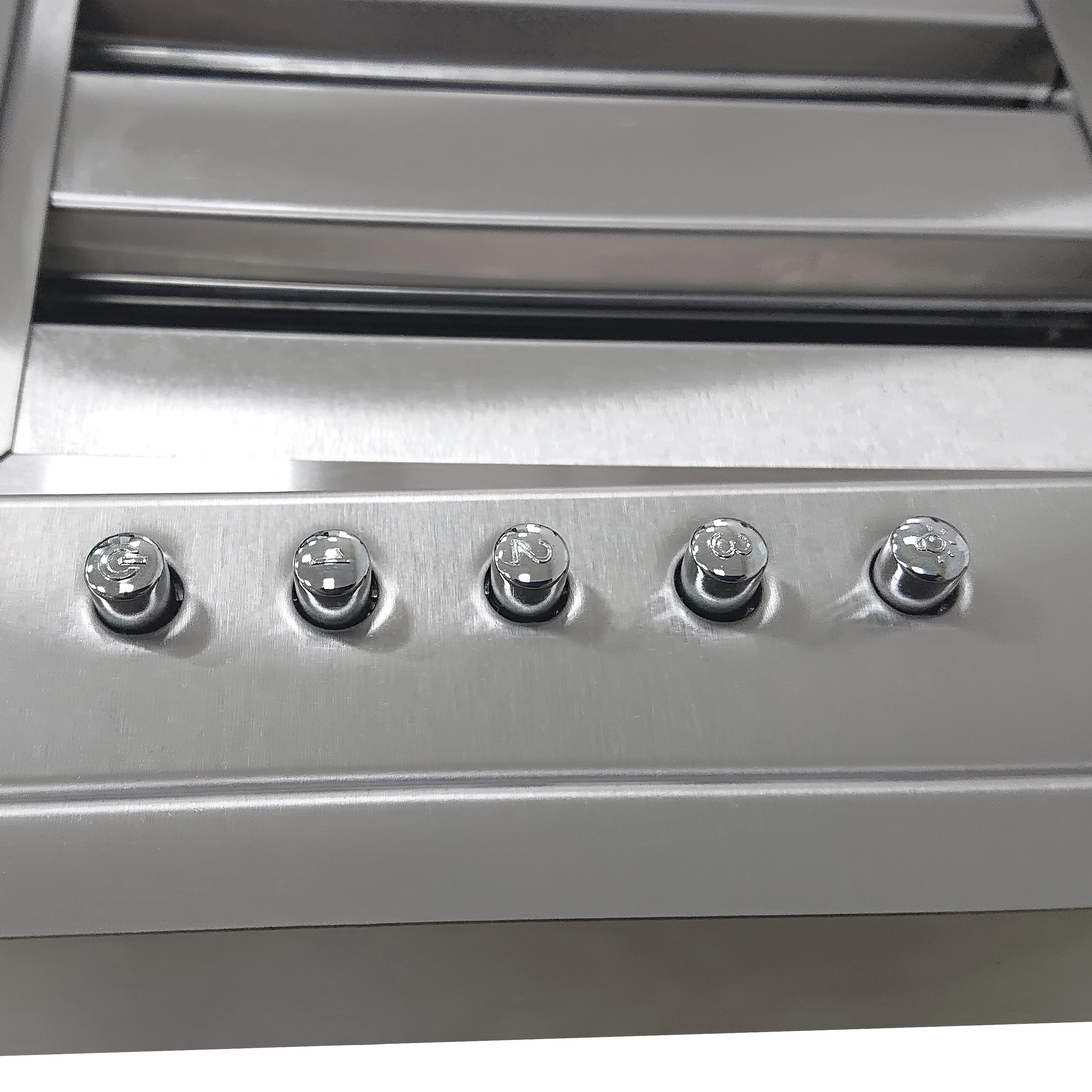 Frassanito 36-Inch Recessed Range Hood, 450 CFM, Stainless Steel Baffle Filters, LED Lighting FRHRE534636