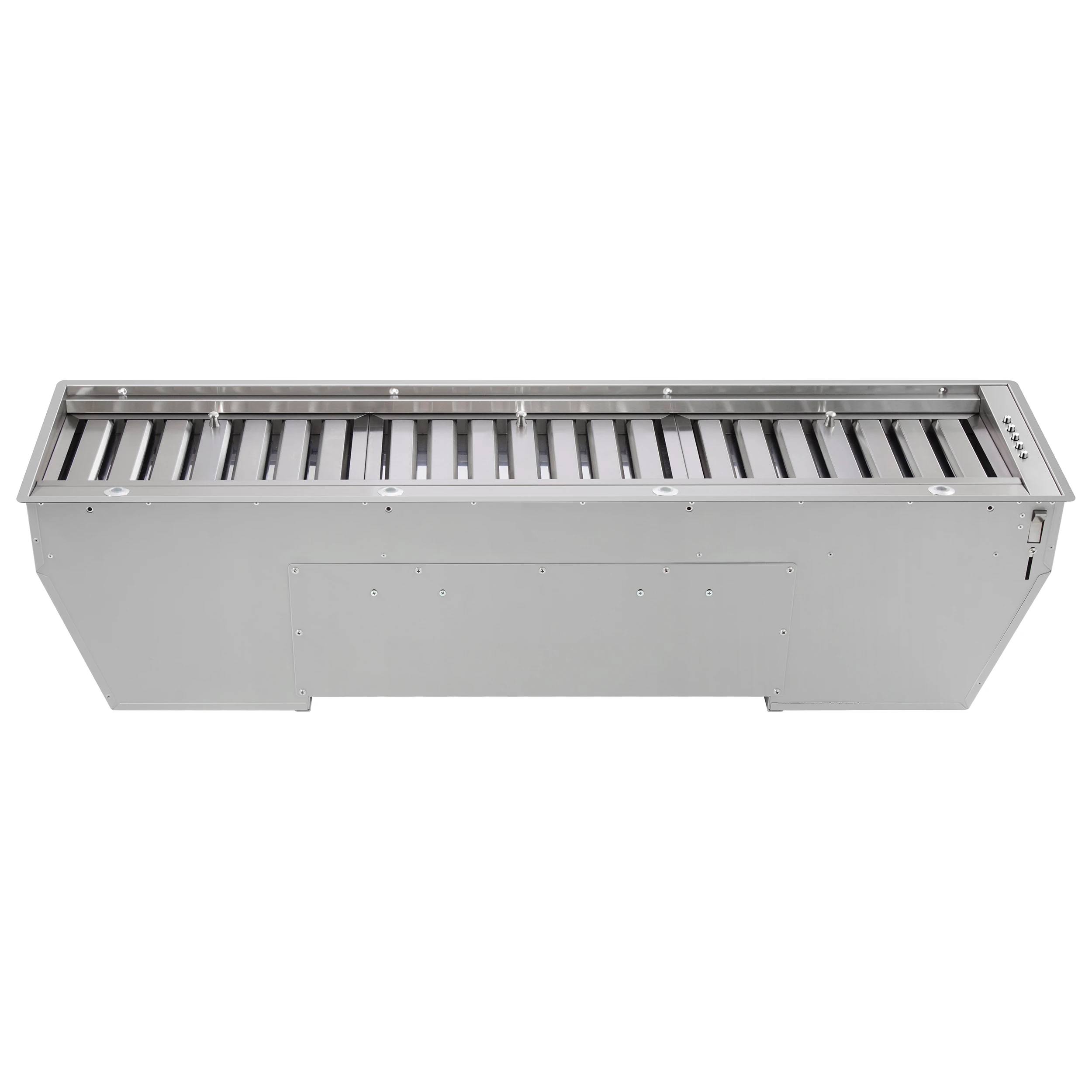 Frassanito 48-Inch Recessed Range Hood, Stainless Steel Baffle Filters, LED Lighting FRHRE534648