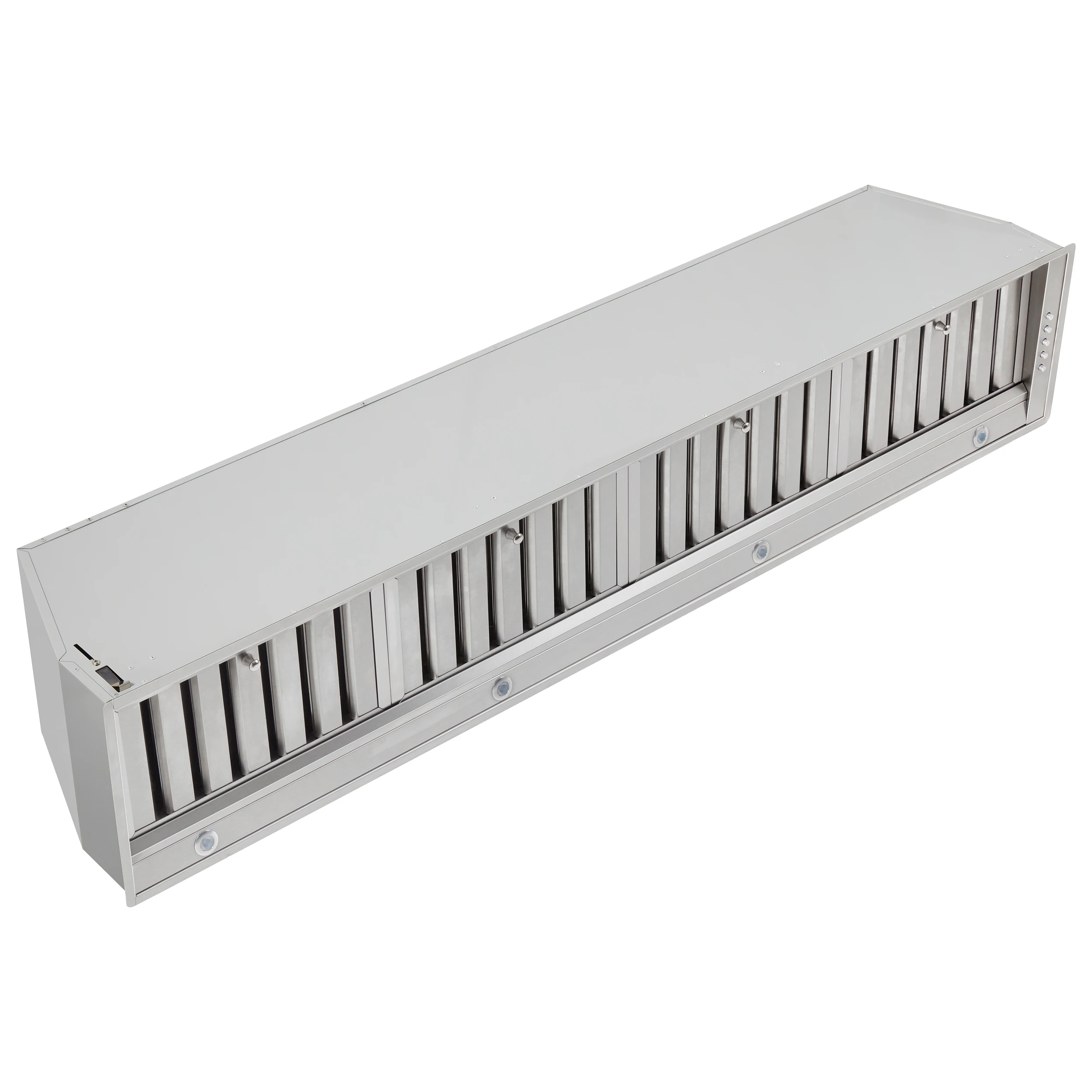 Frassanito 60-Inch Recessed Range Hood, Stainless Steel Baffle Filters, LED Lighting FRHRE534660