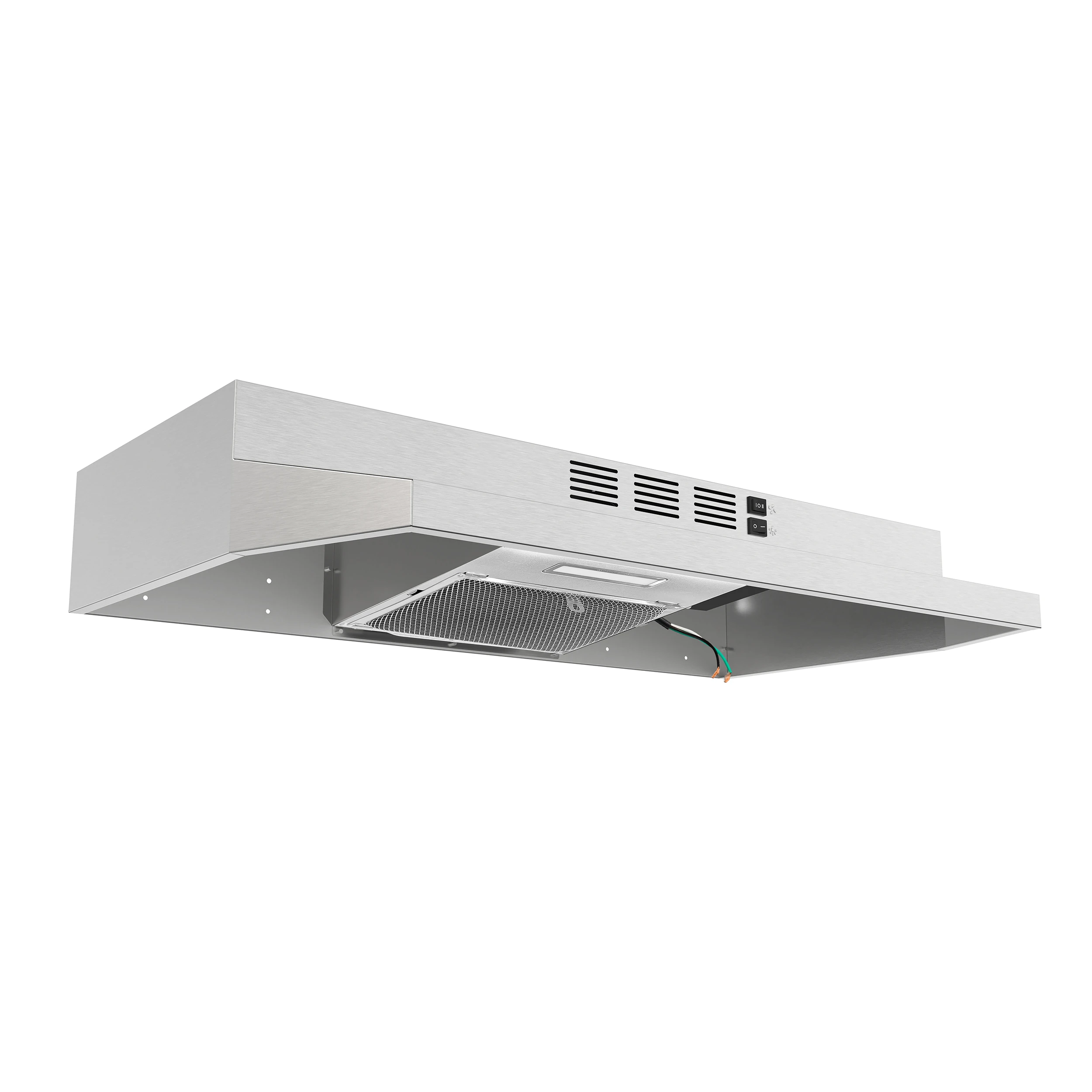 Cappa 30-Inch Under Cabinet Range Hood, Stainless Steel, 200 CFM, Convertible, LED Lighting FRHUC520030