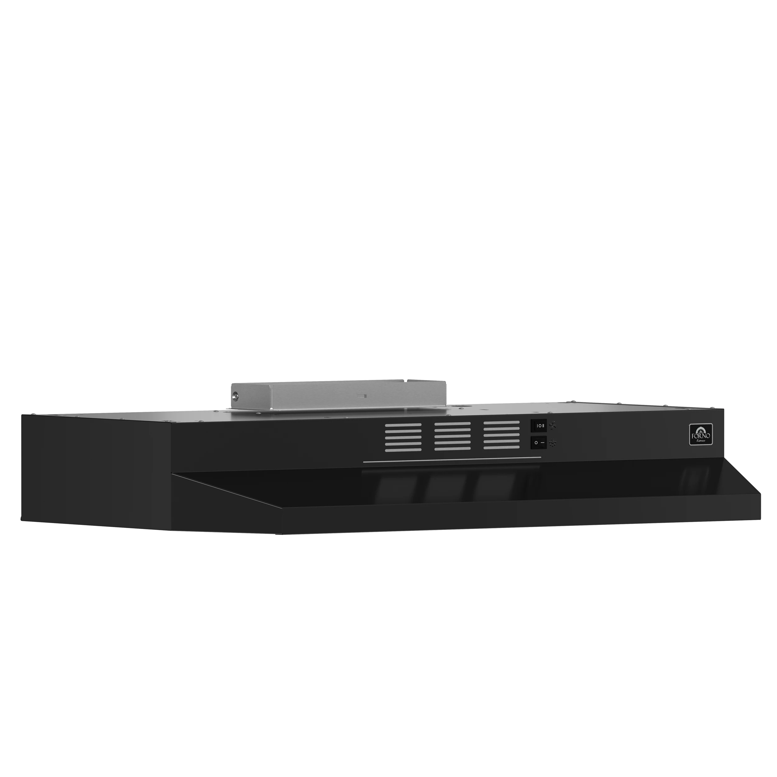 Cappa 30-Inch Under Cabinet Range Hood, Black, 200 CFM, Convertible, LED Lighting FRHUC520030BLK