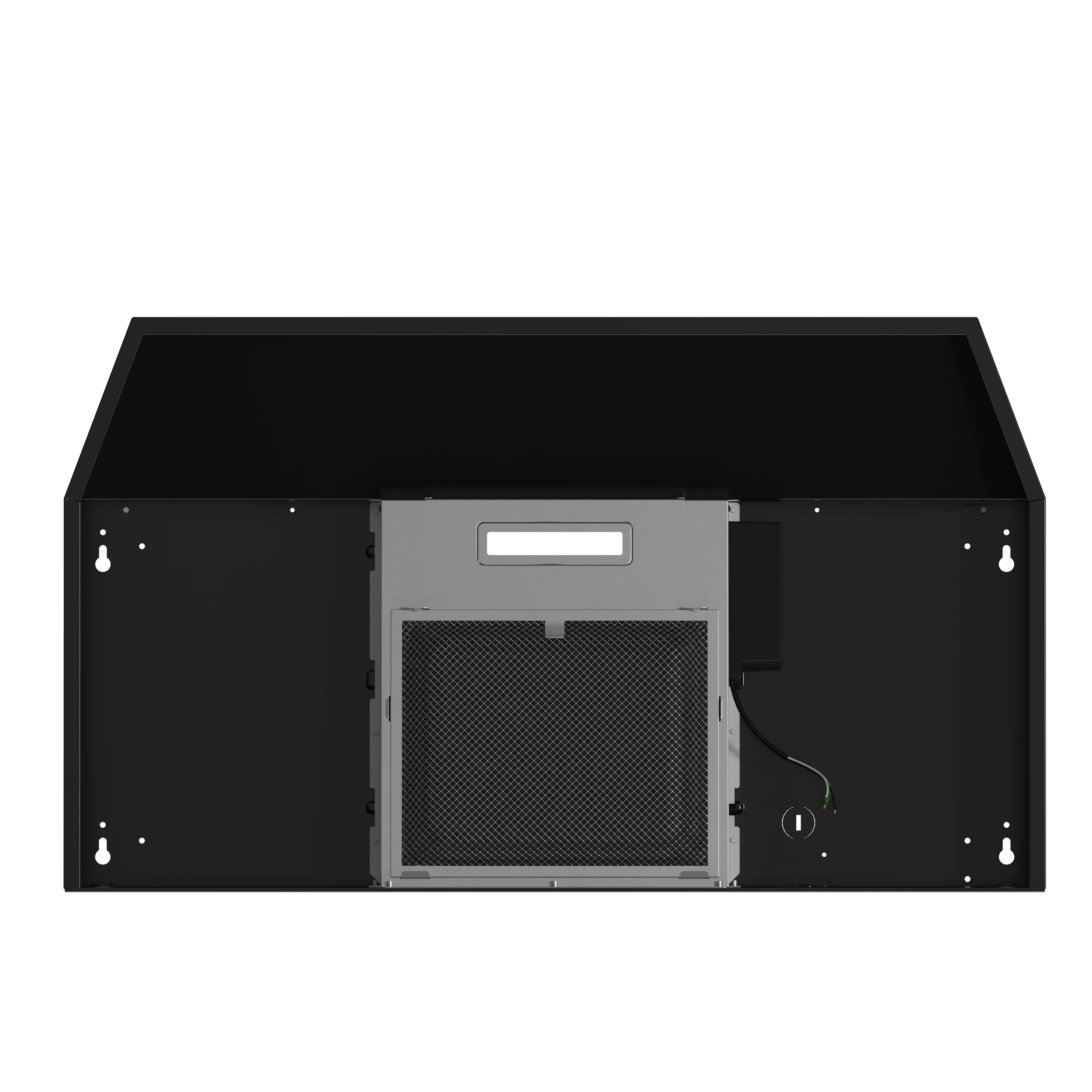Cappa 30-Inch Under Cabinet Range Hood, Black, 200 CFM, Convertible, LED Lighting FRHUC520030BLK