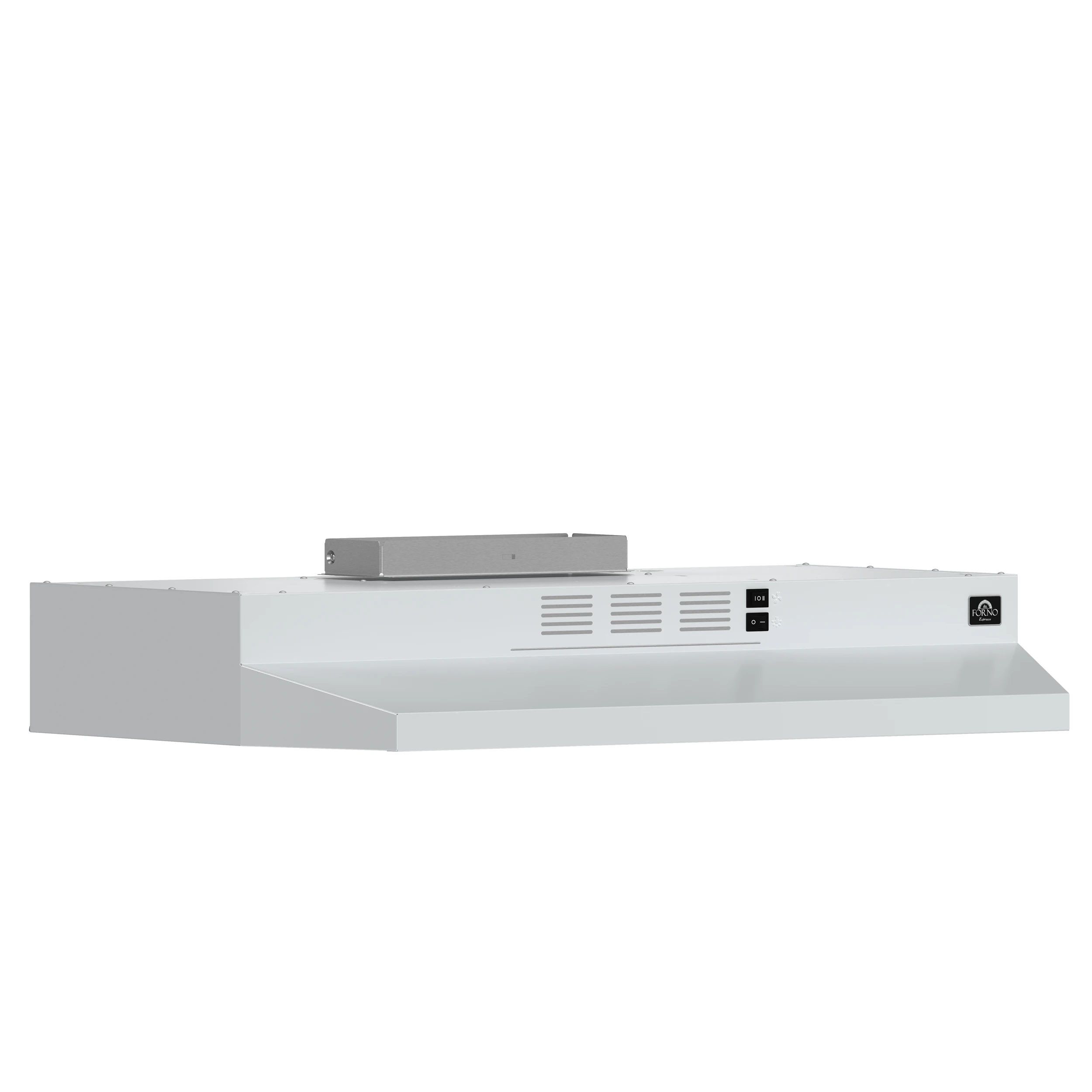 Cappa 30-Inch Under Cabinet Range Hood, White, 200 CFM, Convertible, LED Lighting FRHUC520030WHT