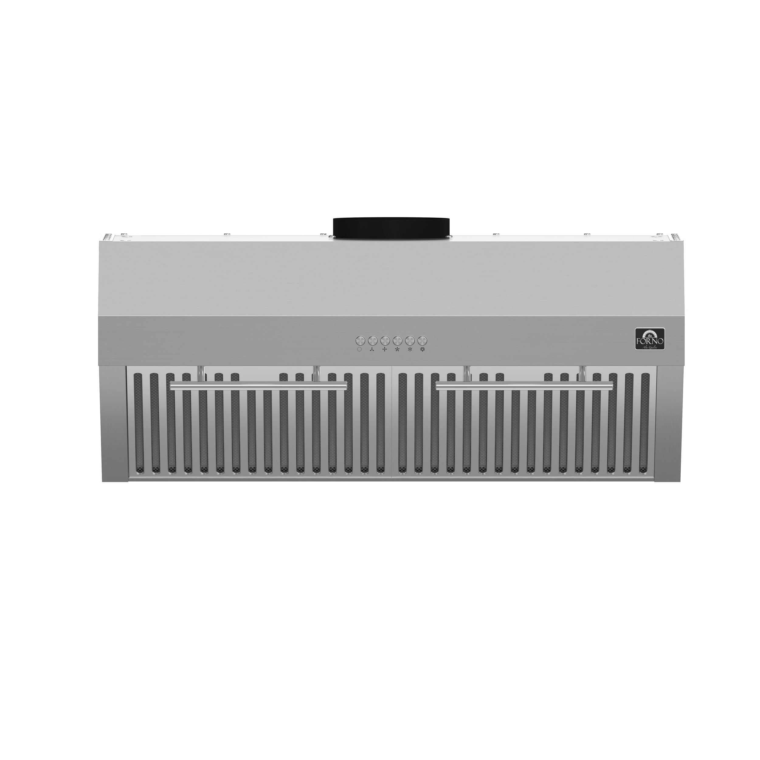 Bari Espresso 30-Inch Under Cabinet Range Hood, Stainless Steel, 400 CFM, LED Lighting, Dishwasher-Safe Baffle Filters, 4-Speed Fan Control FRHUC525530