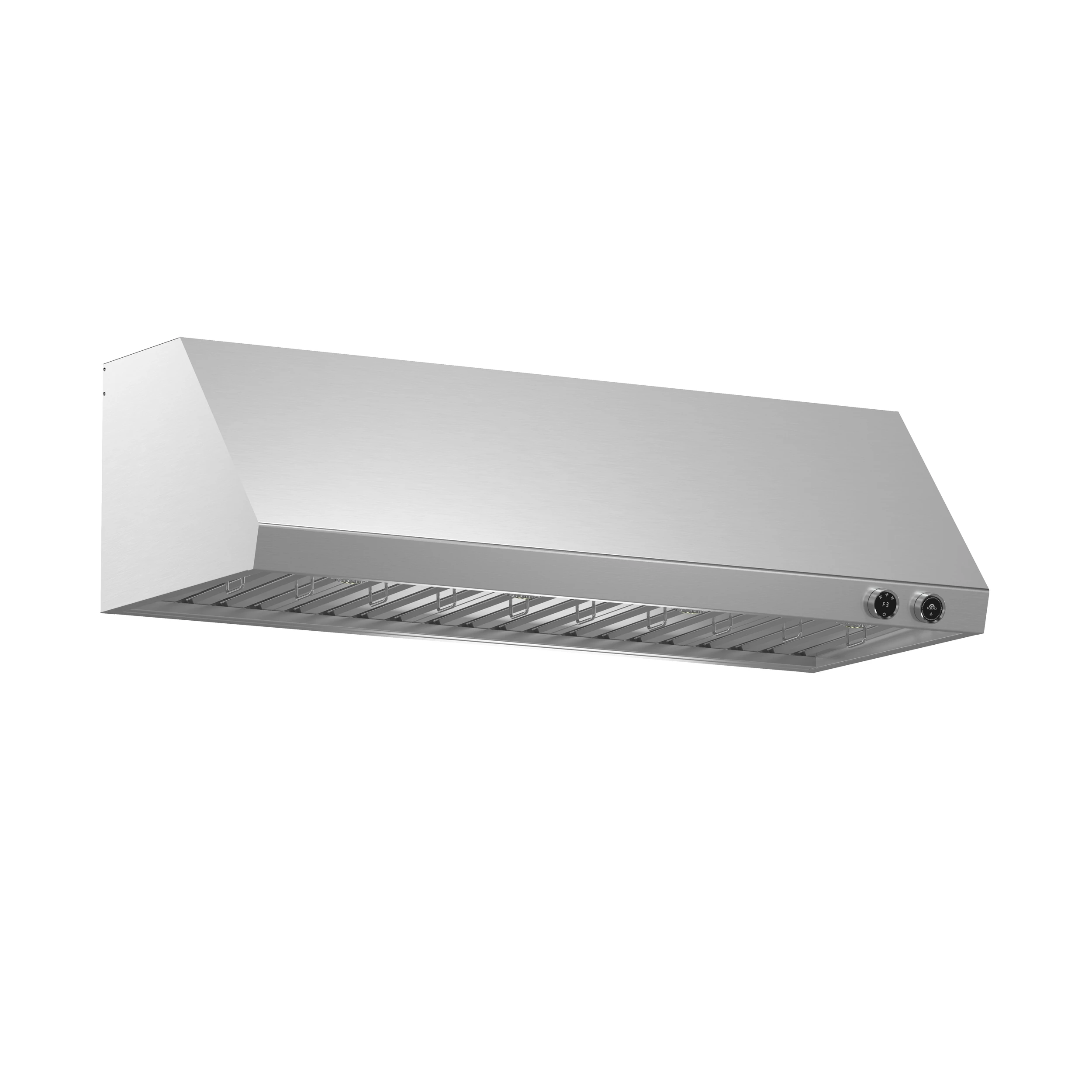 Biagio 60-Inch Wall Mounted Range Hood, Stainless Steel, Heavy Duty FRHWM500960