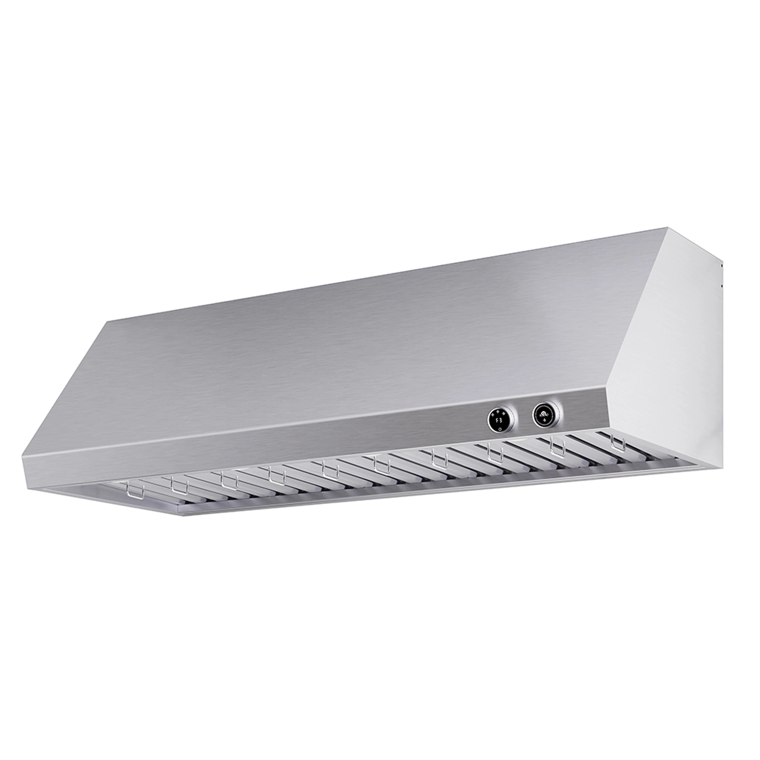 Biagio 60-Inch Wall Mounted Range Hood, Stainless Steel, Heavy Duty FRHWM500960
