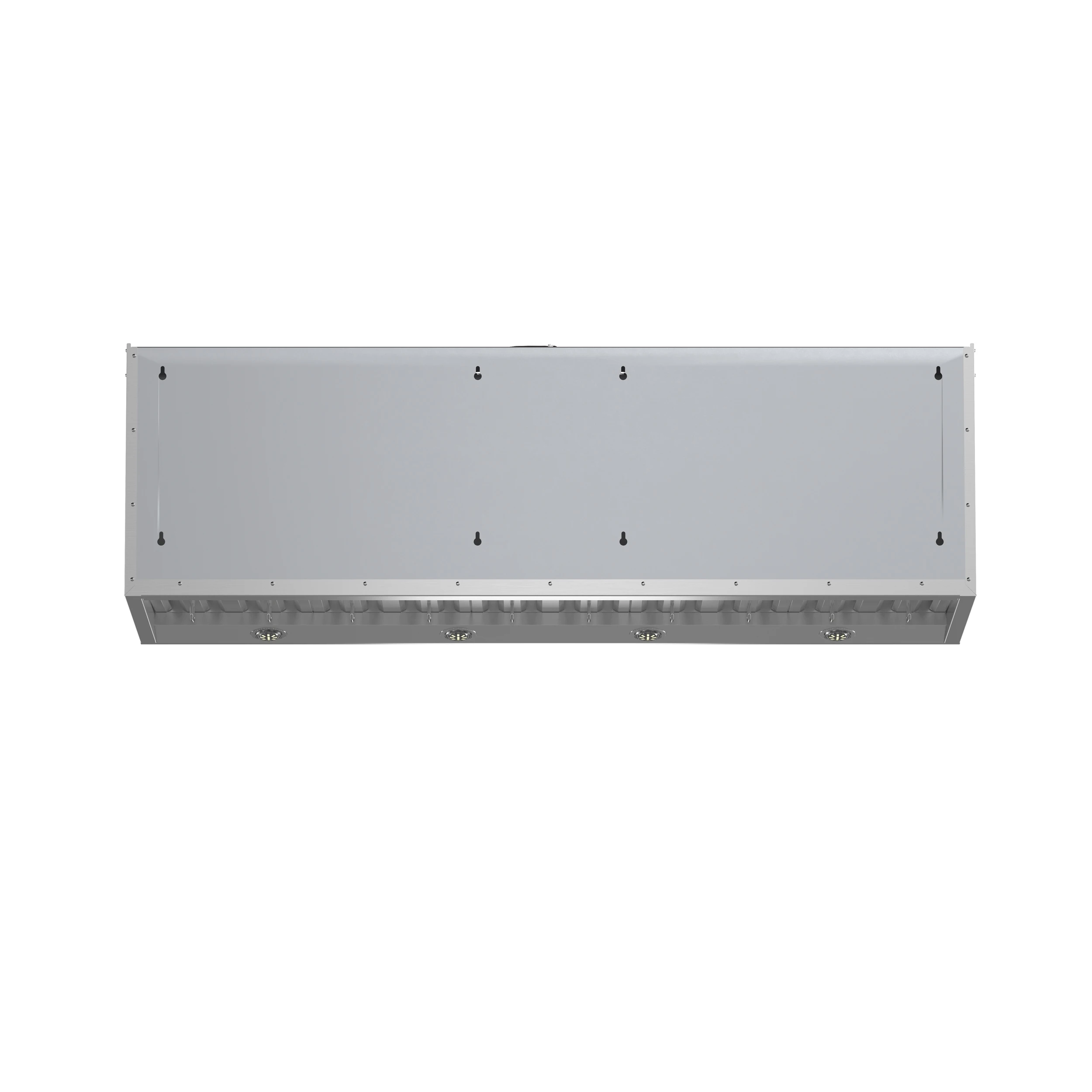Biagio 60-Inch Wall Mounted Range Hood, Stainless Steel, Heavy Duty FRHWM500960